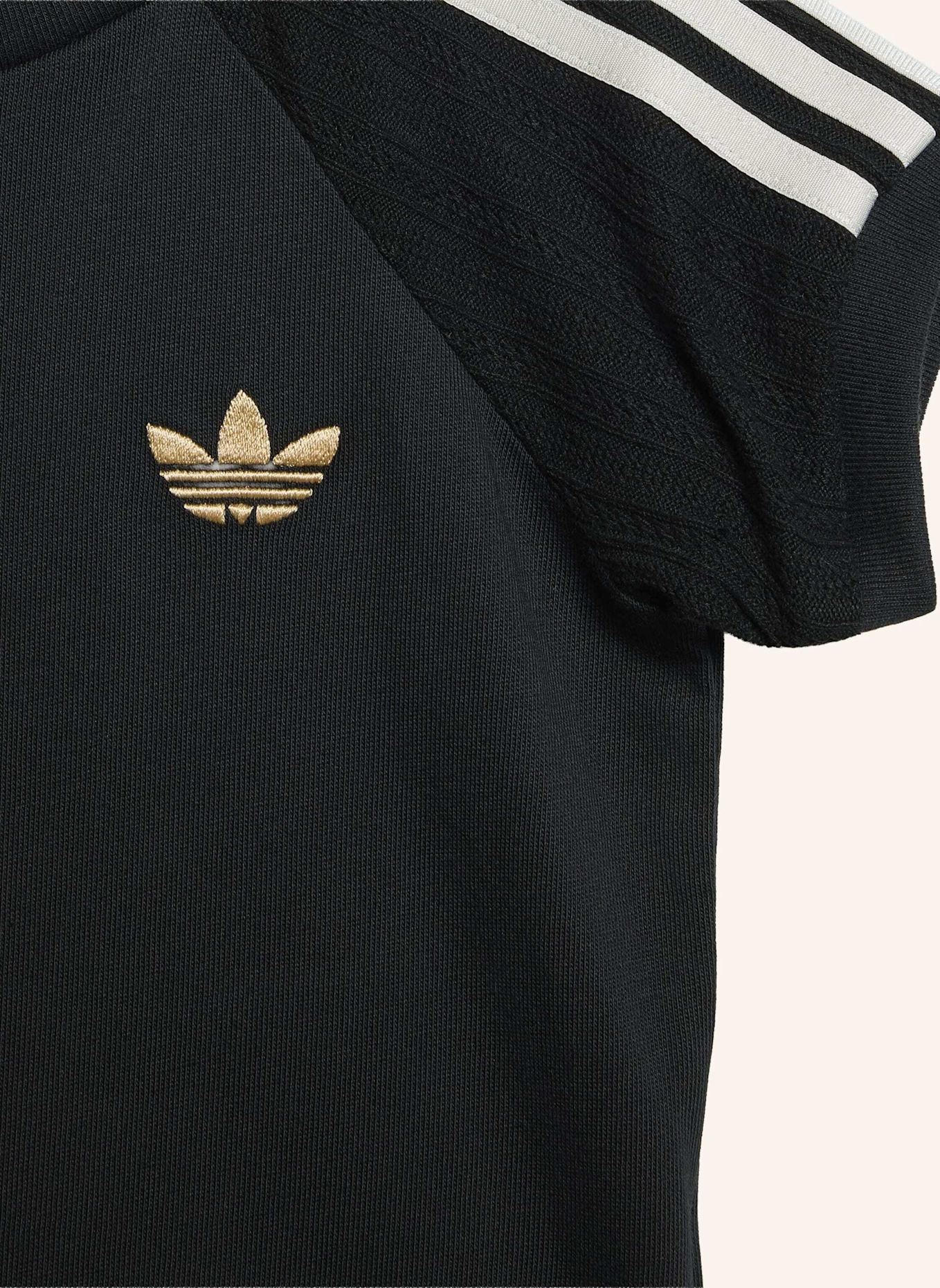 adidas Originals T-SHIRT LEGGINGS SET, SCHMAL GESCHNITTEN, STRICK: SCHWARZ