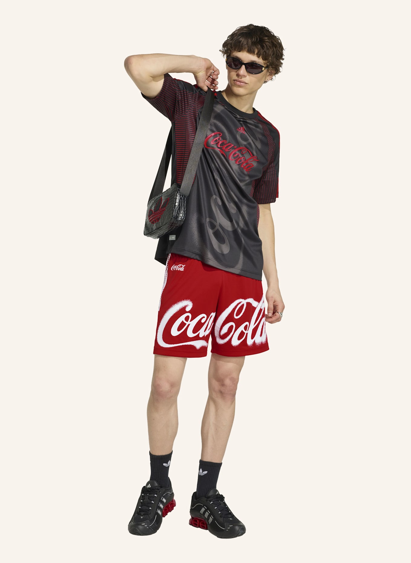 adidas Originals ADIDAS X COCA-COLA TRAININGSSHORTS: ROT