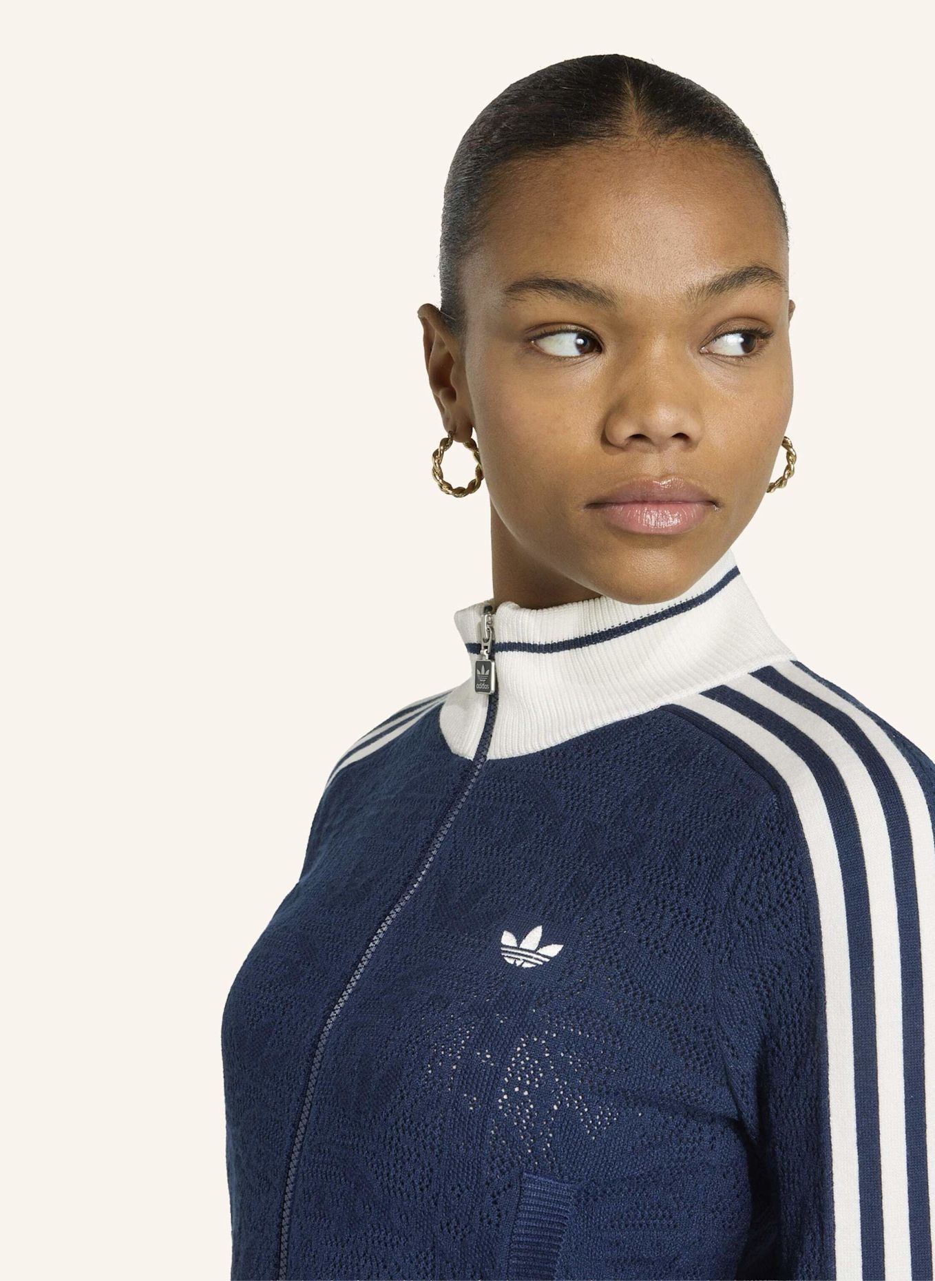 adidas Originals SPORTS TRACK TOP W: BLAU / WEISS