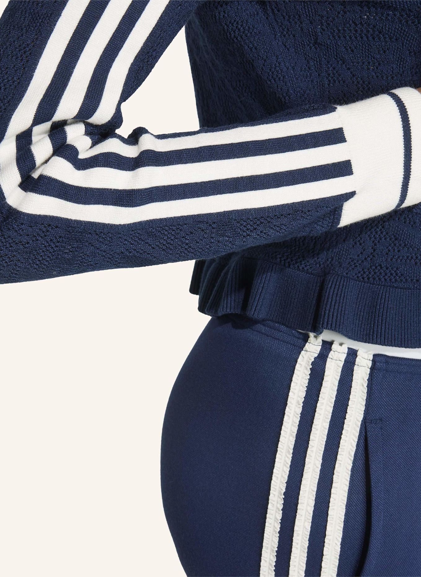 adidas Originals SPORTS TRACK TOP W: BLAU / WEISS