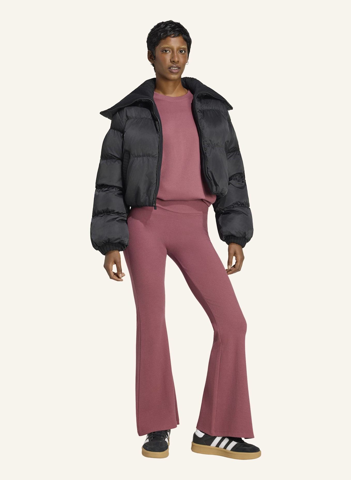 adidas Originals PUFFER JACKE, GEWIRKTES MATERIAL: SCHWARZ