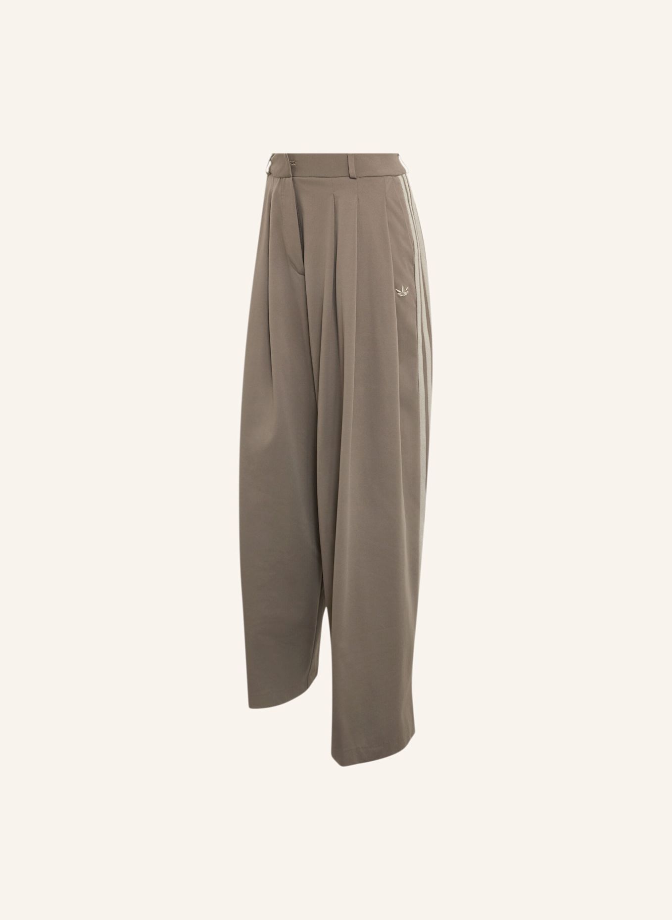 adidas Originals FALTENHOSE: BRAUN / SILBER