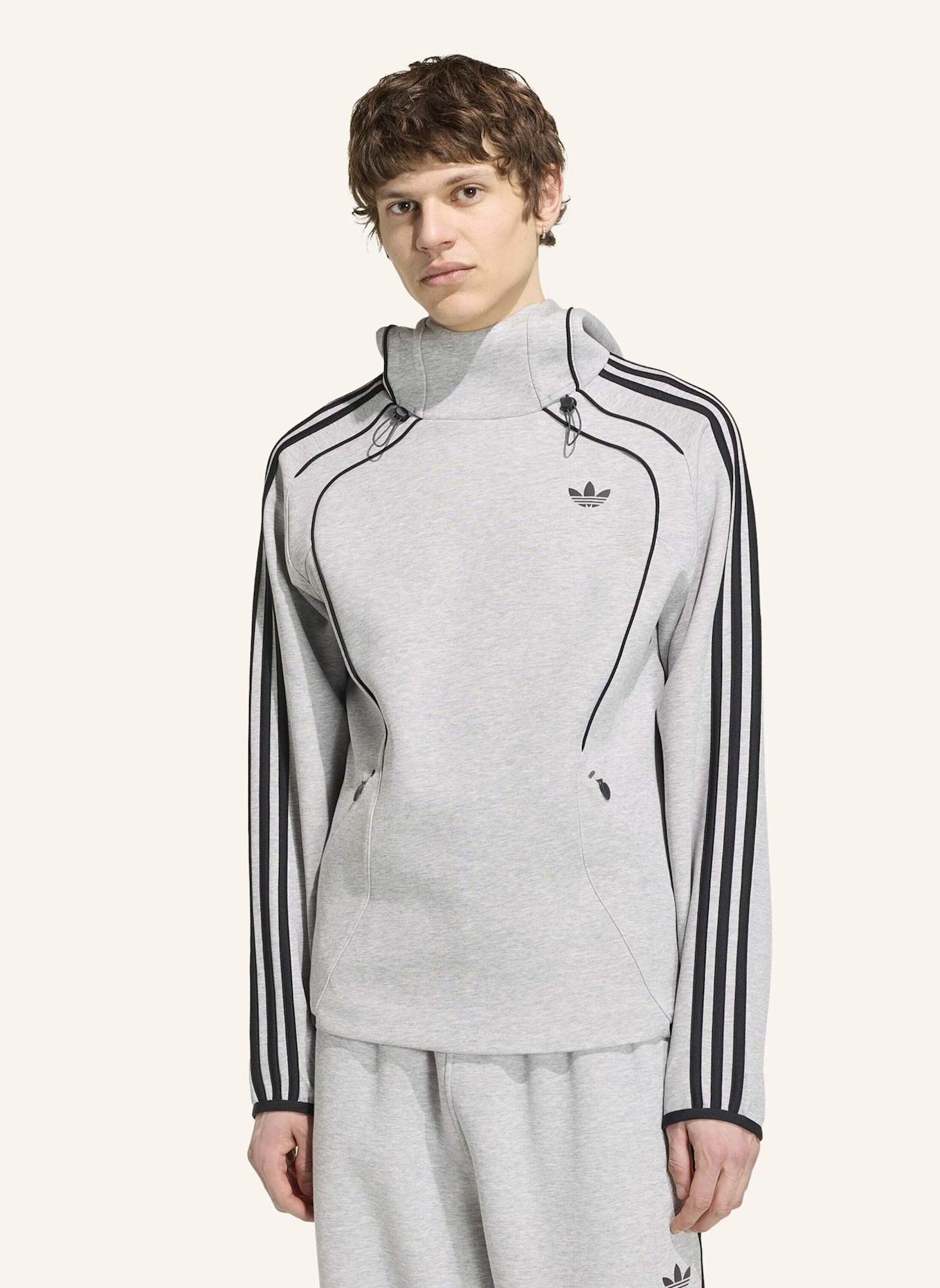 adidas Originals SPACER TEAMGEIST 26 CUTLINE HOODIE: GRAU