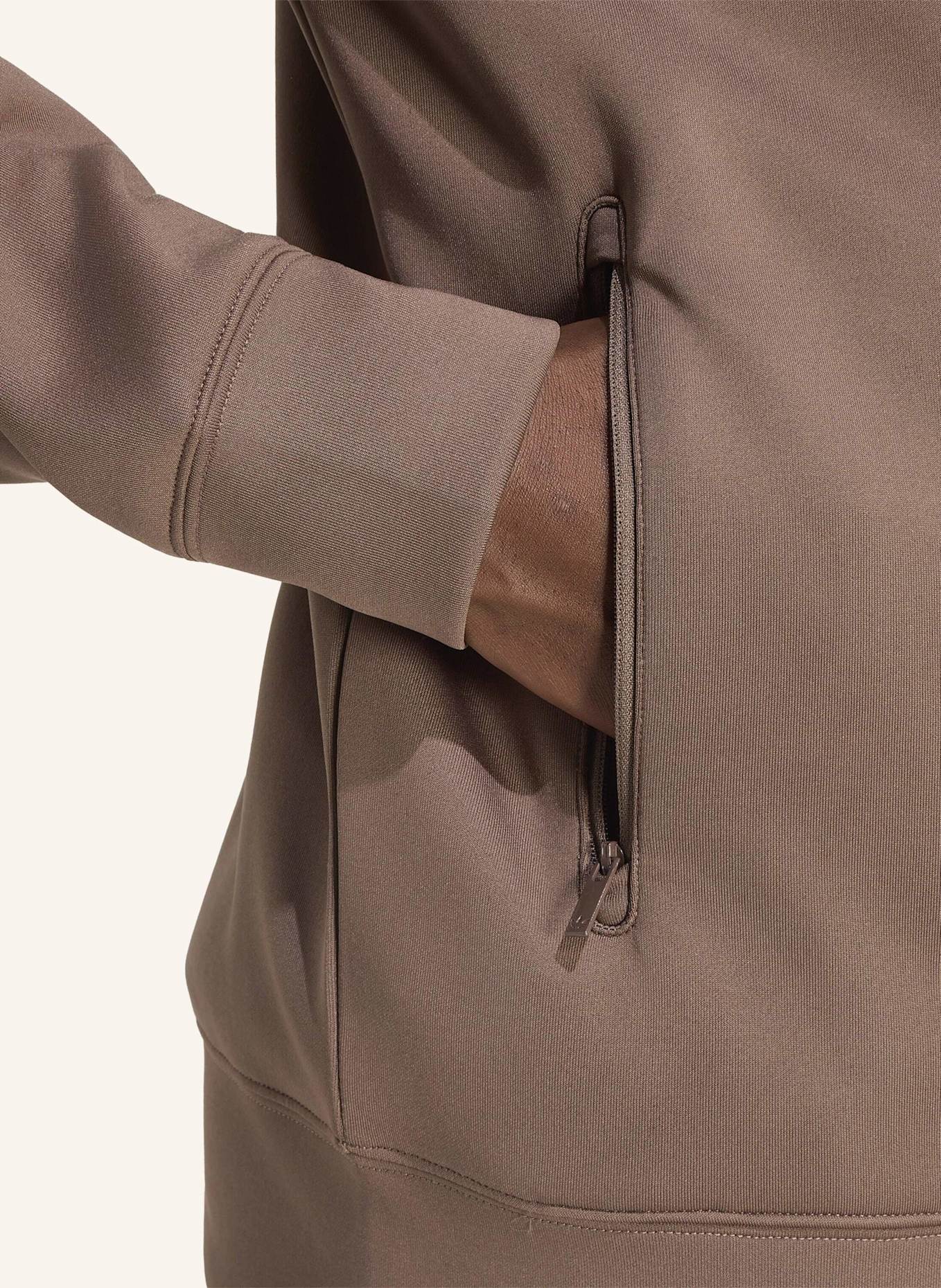 adidas Originals TREFOIL ESSENTIALS SPACER HOODIE: BRAUN