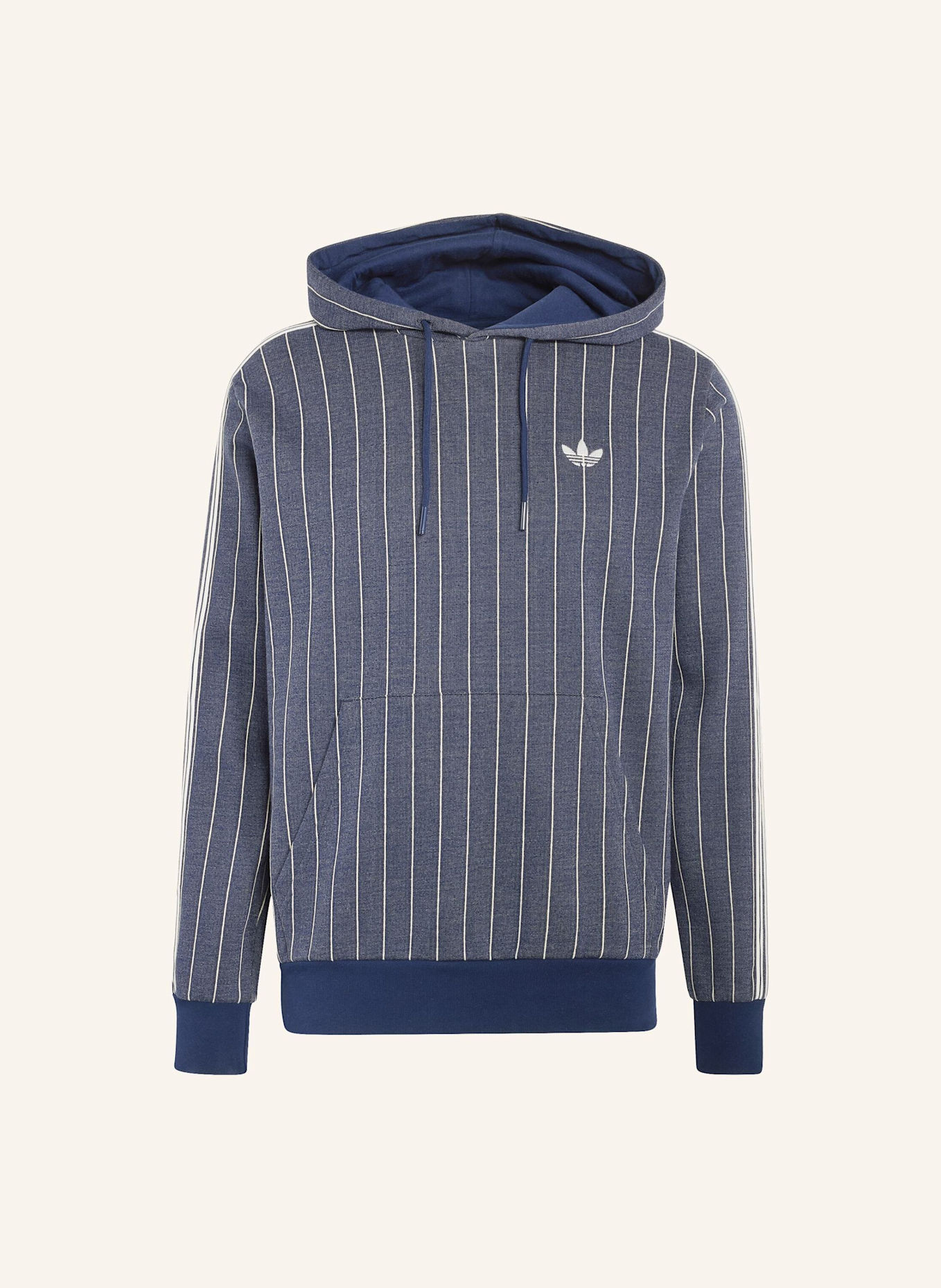 adidas Originals HOODIE MIT NADELSTREIFEN: BLAU