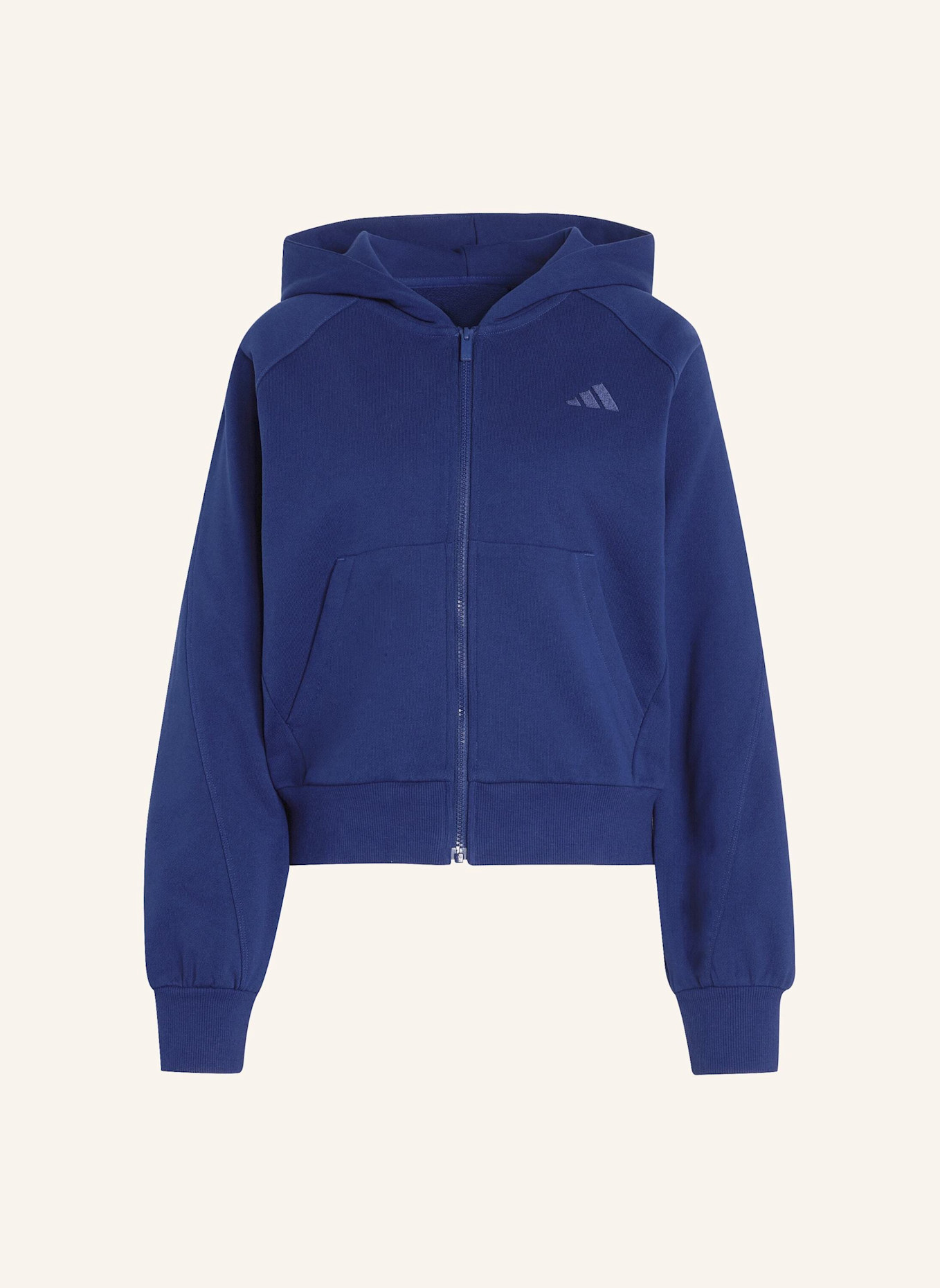 adidas ADIDAS KIT KAPUZENJACKE, KLEINES LOGO: BLAU