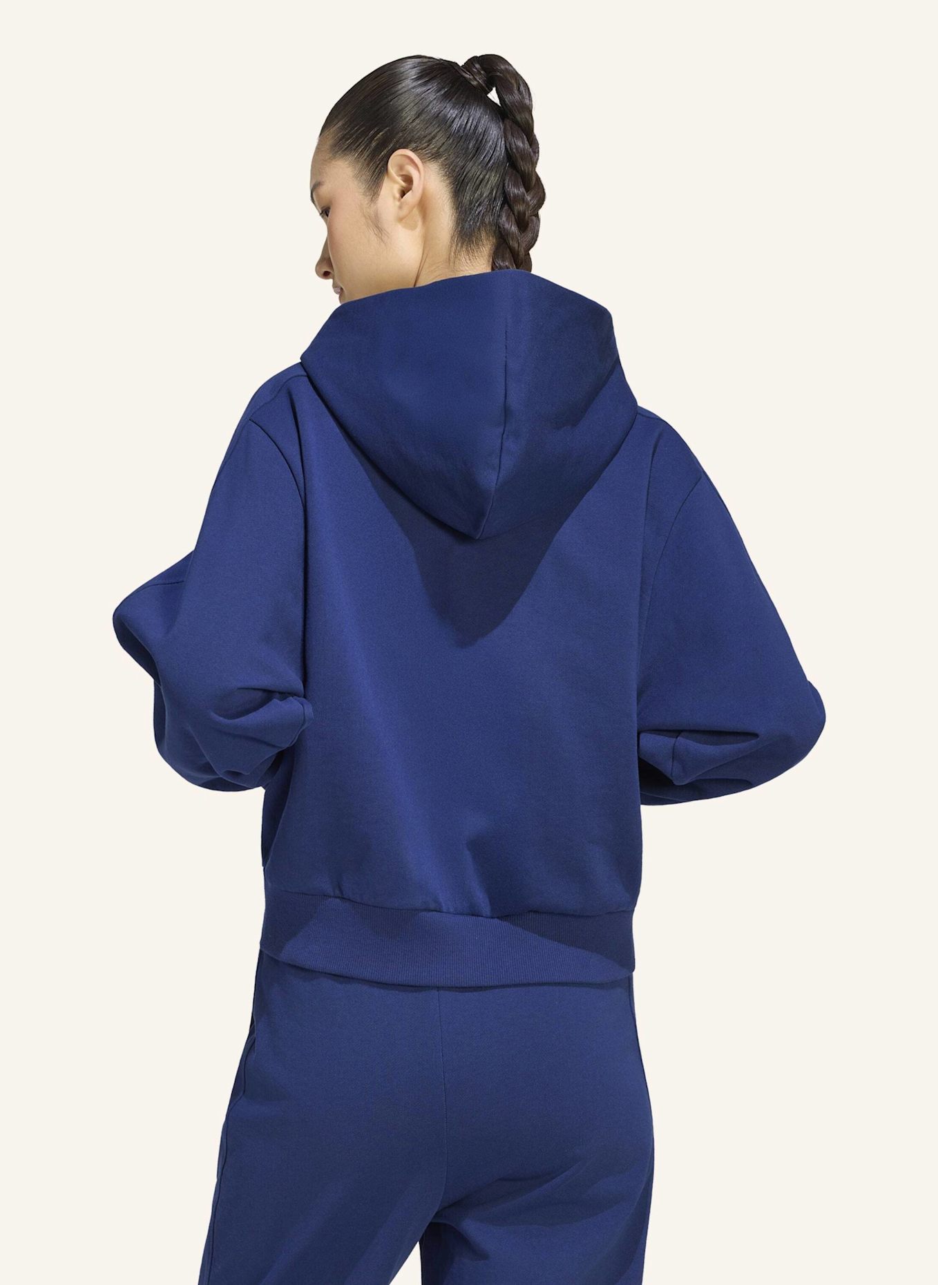 adidas ADIDAS KIT KAPUZENJACKE, KLEINES LOGO: BLAU