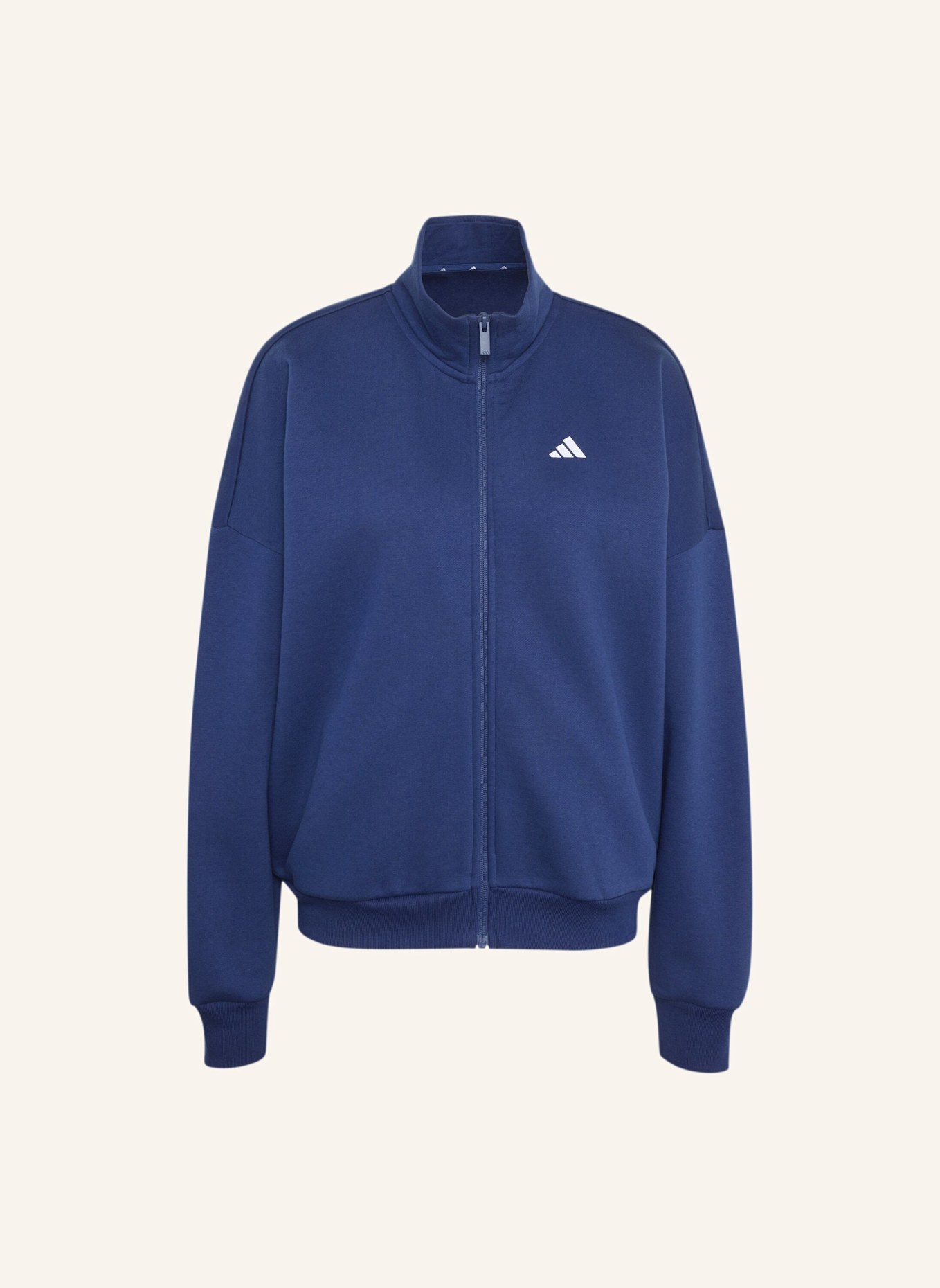 adidas 3-STREIFEN STUDIO TRACK TOP: BLAU