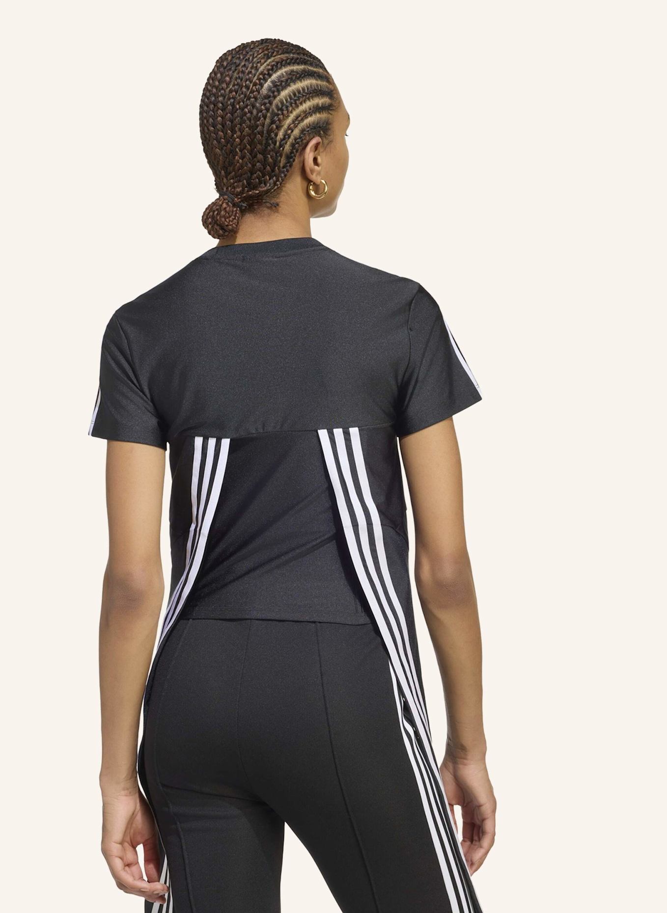 adidas Originals CORSET T-SHIRT: SCHWARZ