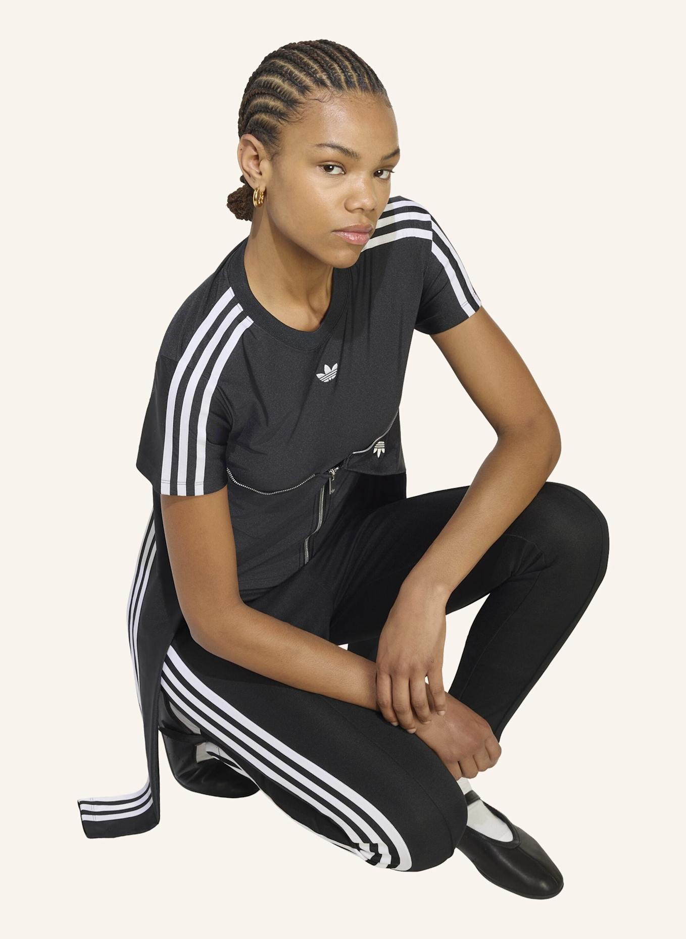 adidas Originals CORSET T-SHIRT: SCHWARZ