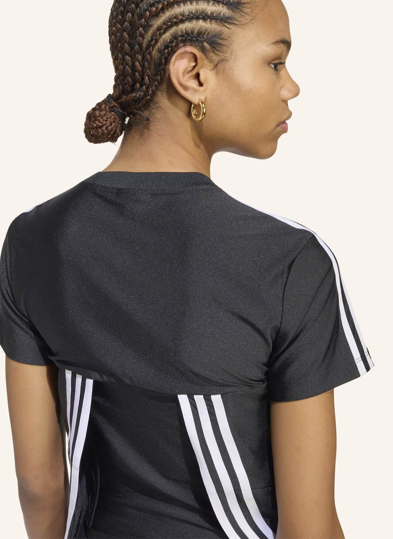 adidas Originals CORSET T-SHIRT: SCHWARZ