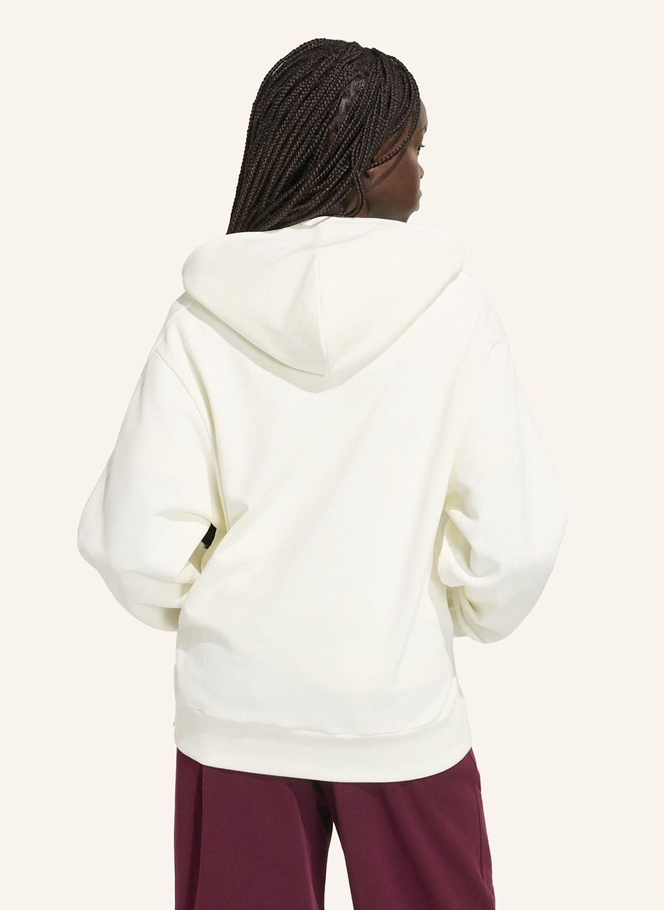 adidas ADIDAS KIT HOODIE, KLEINES LOGO: WEISS