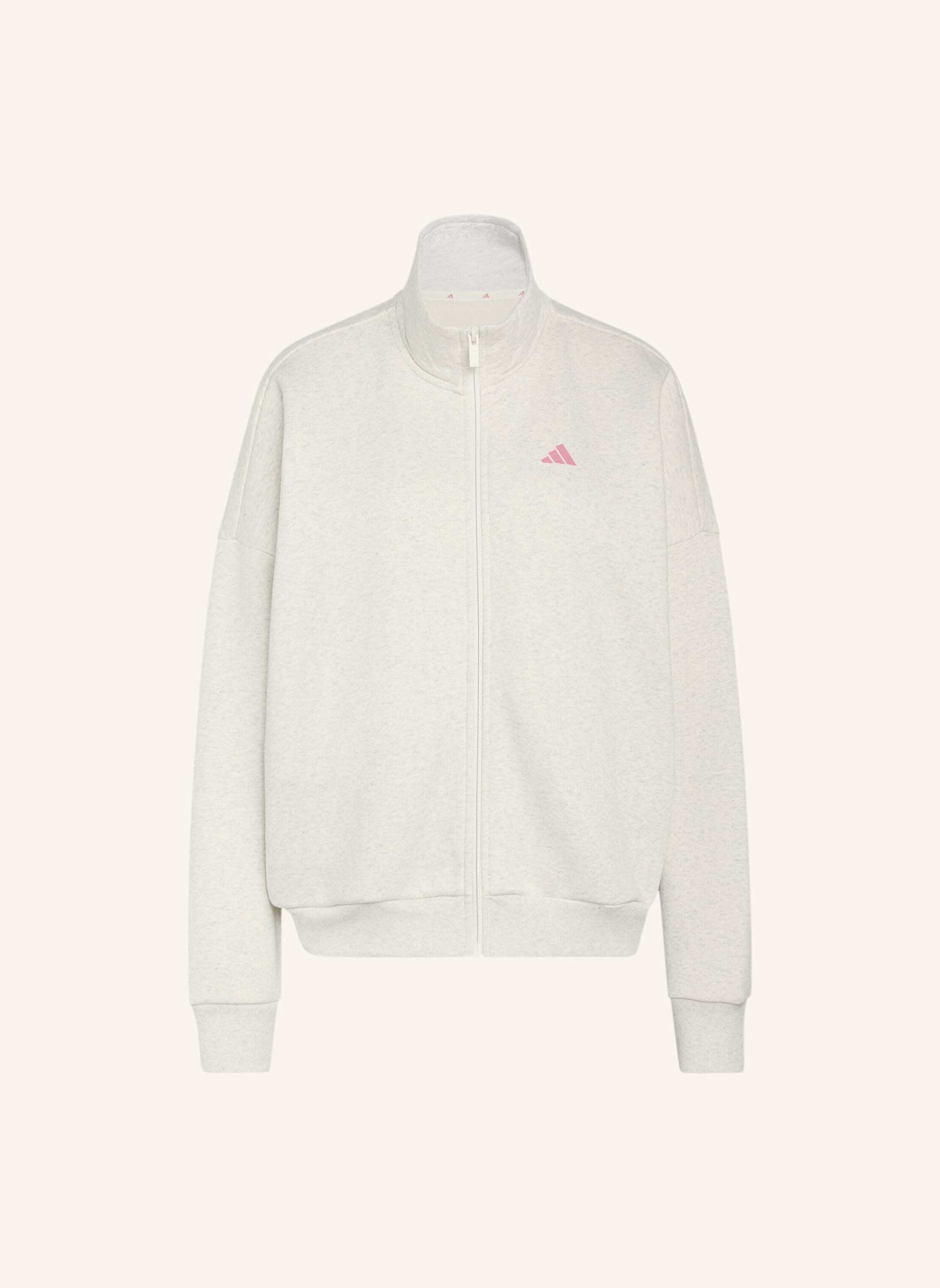 adidas 3-STREIFEN STUDIO TRACK TOP: WEISS