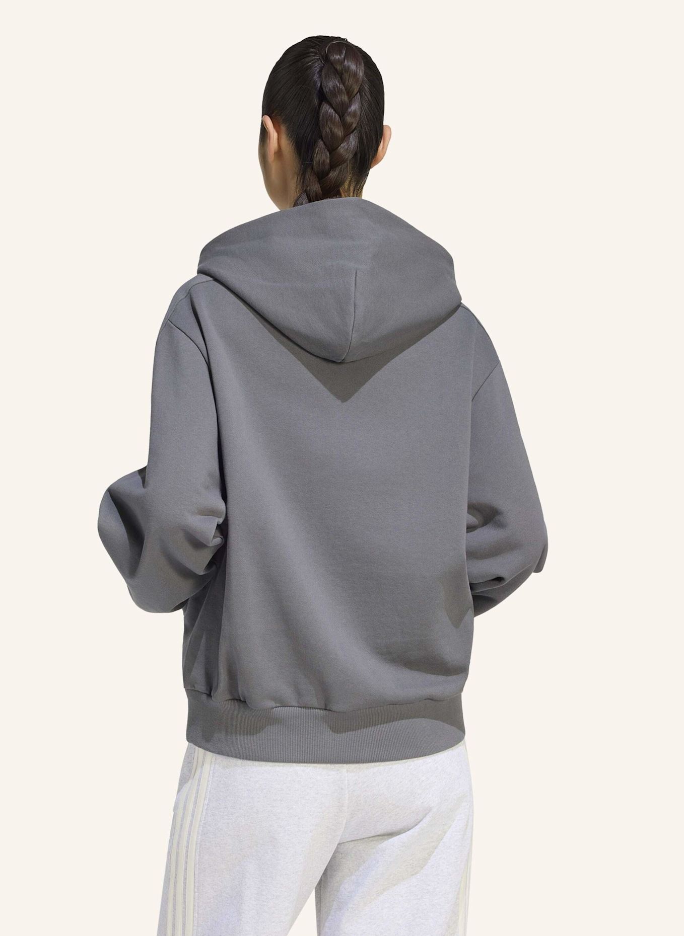adidas ADIDAS KIT HOODIE, KLEINES LOGO: GRAU