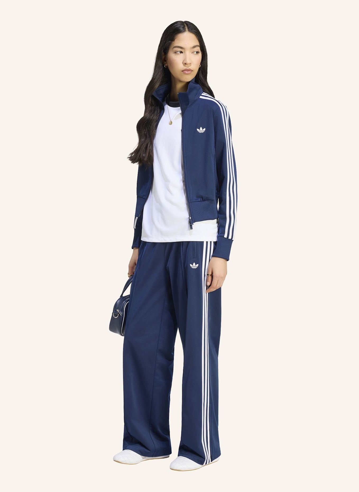 adidas Originals FIREBIRD CLASSIC ORIGINALS JACKE: BLAU/ WEISS