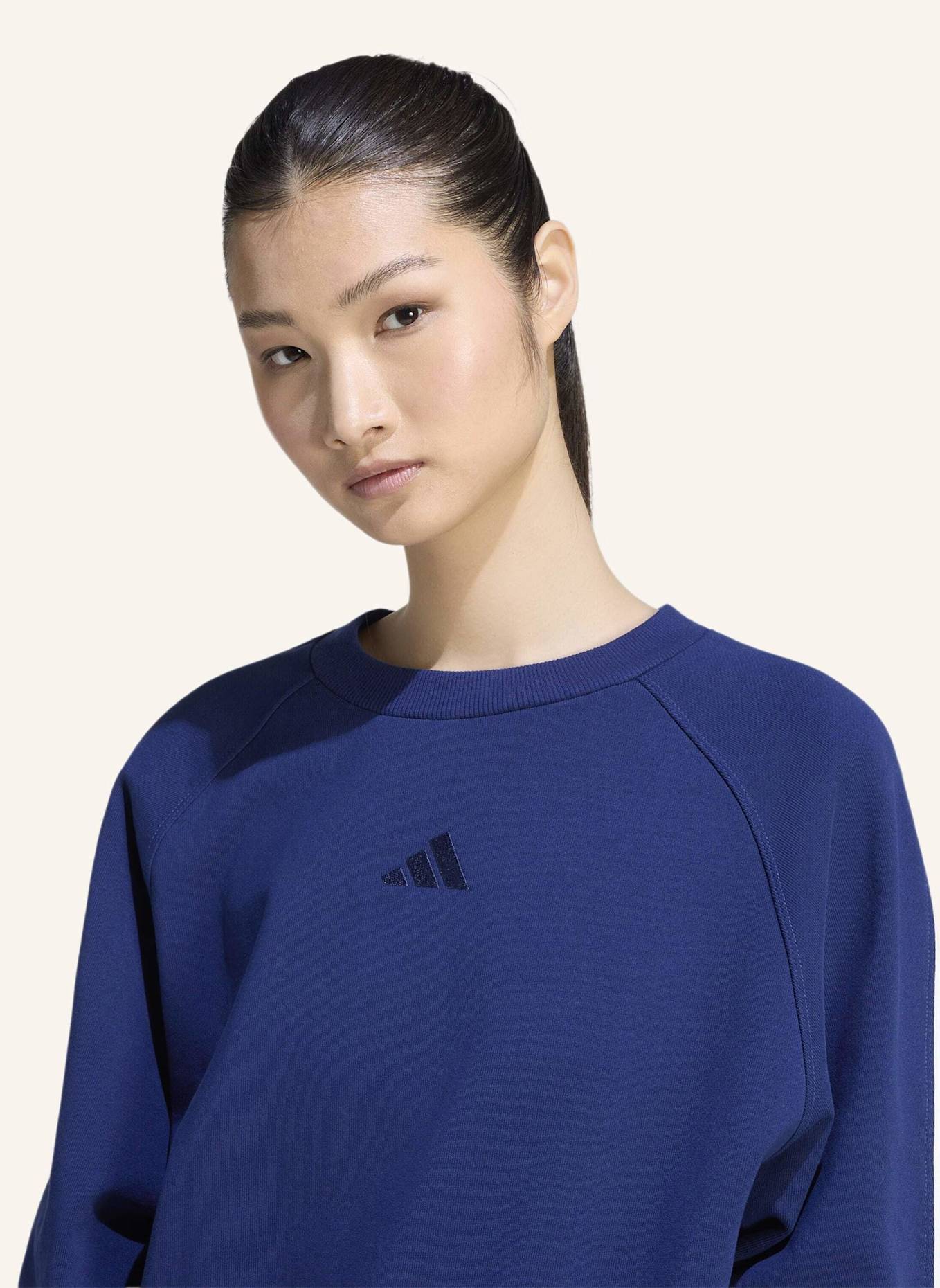 adidas ADIDAS KIT 3-STREIFEN SWEATSHIRT: BLAU