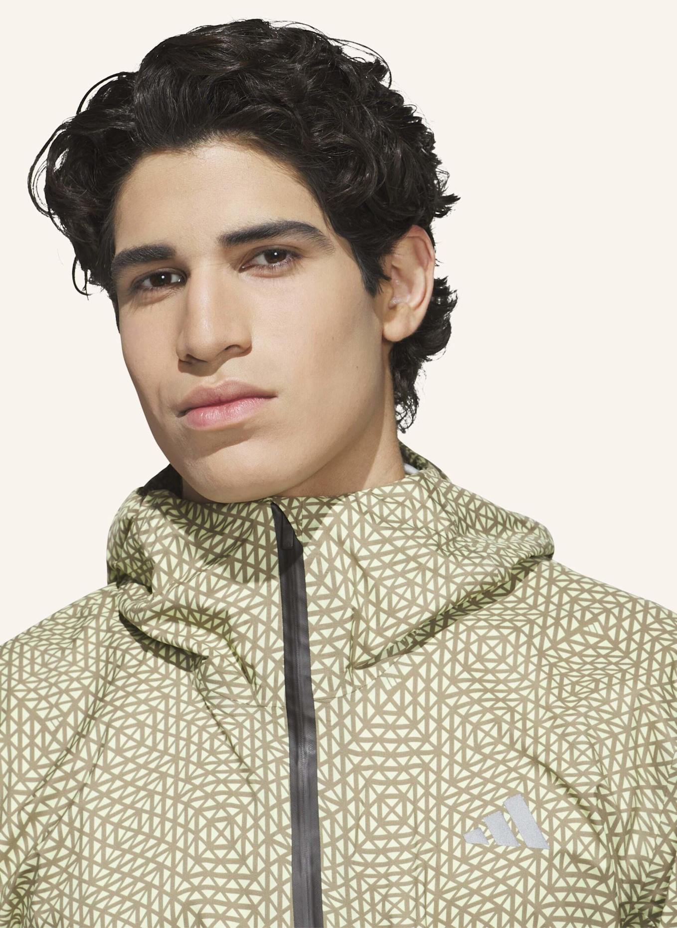 adidas ULTIMATE365 TOUR CLIMAPROOF+ ANORAK JACKE: GELB