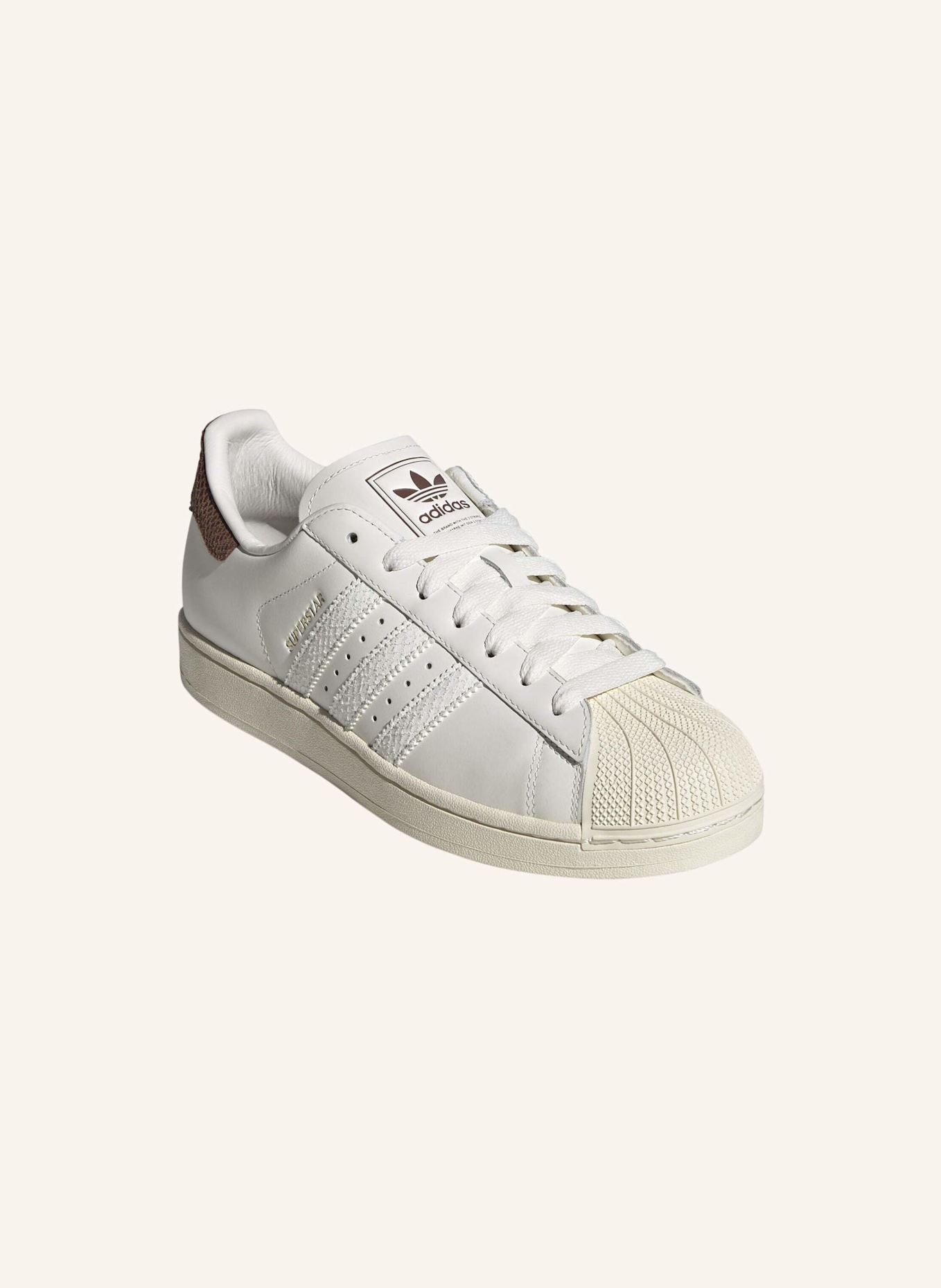 adidas Originals SUPERSTAR II SCHUH: WEISS/ BRAUN