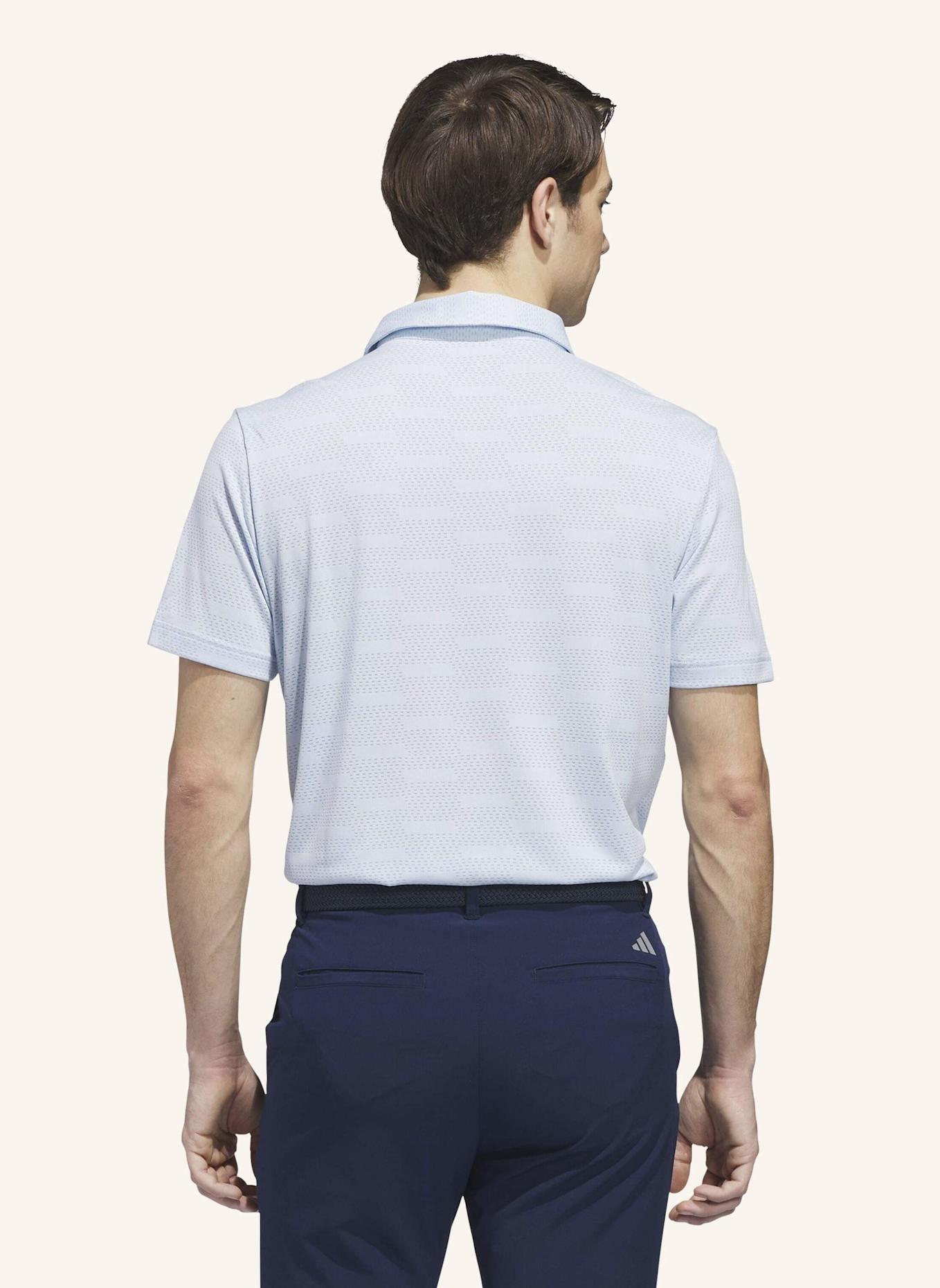 adidas ULTIMATE365 JACQUARD-POLOSHIRT: BLAU