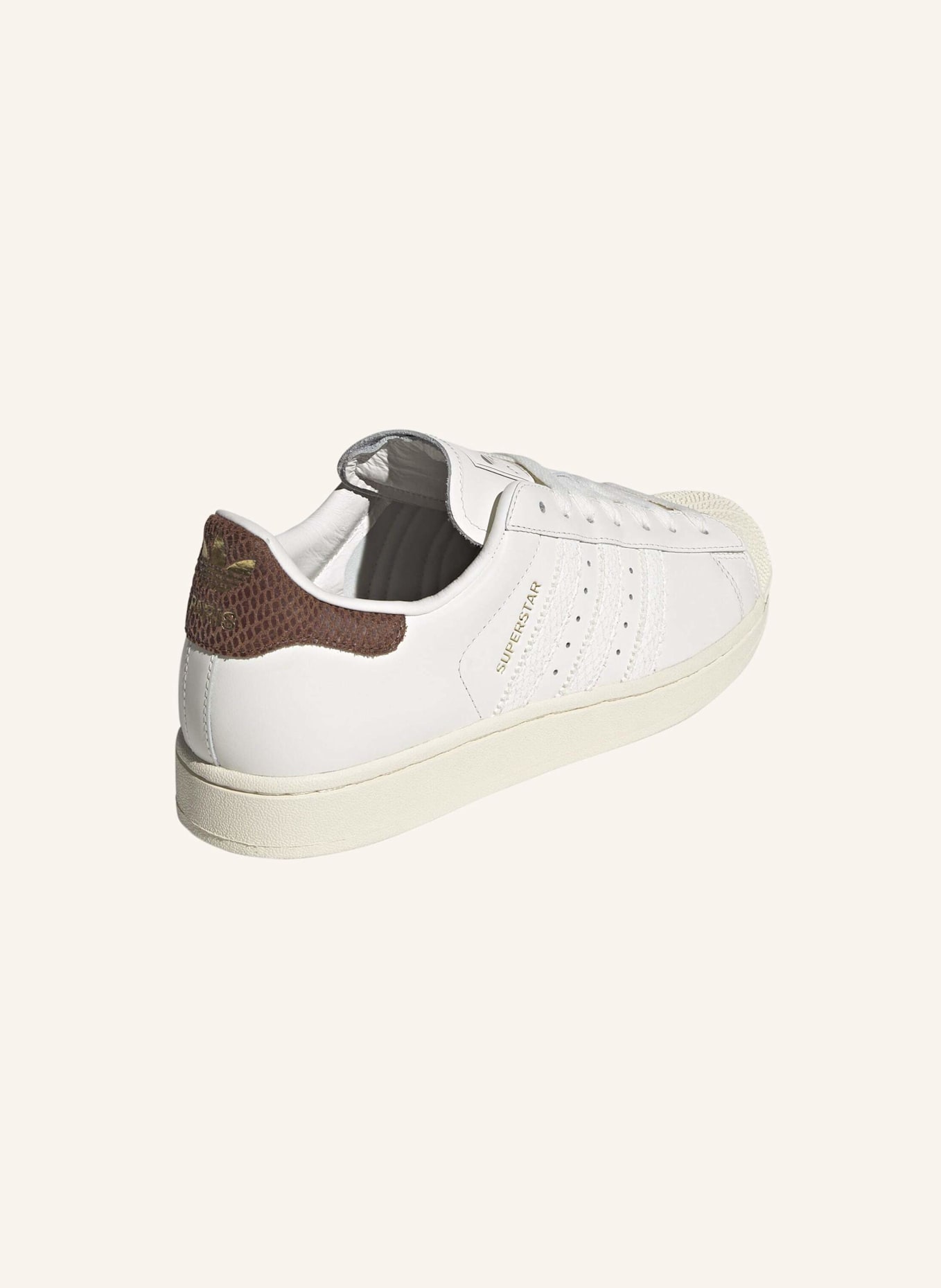 adidas Originals SUPERSTAR II SCHUH: WEISS/ BRAUN
