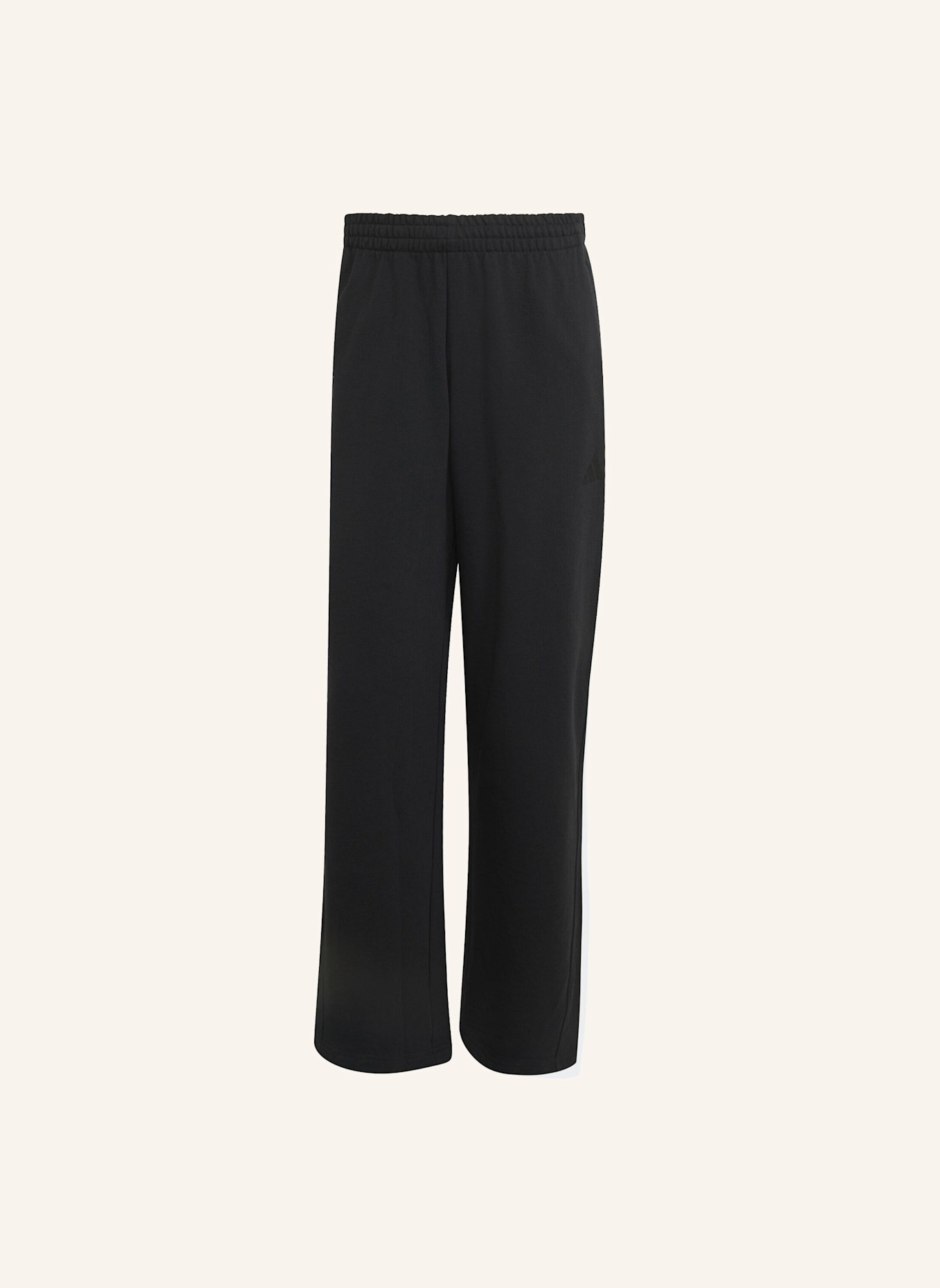 adidas ADIDAS KIT WEITE HOSE, KLEINES LOGO: SCHWARZ