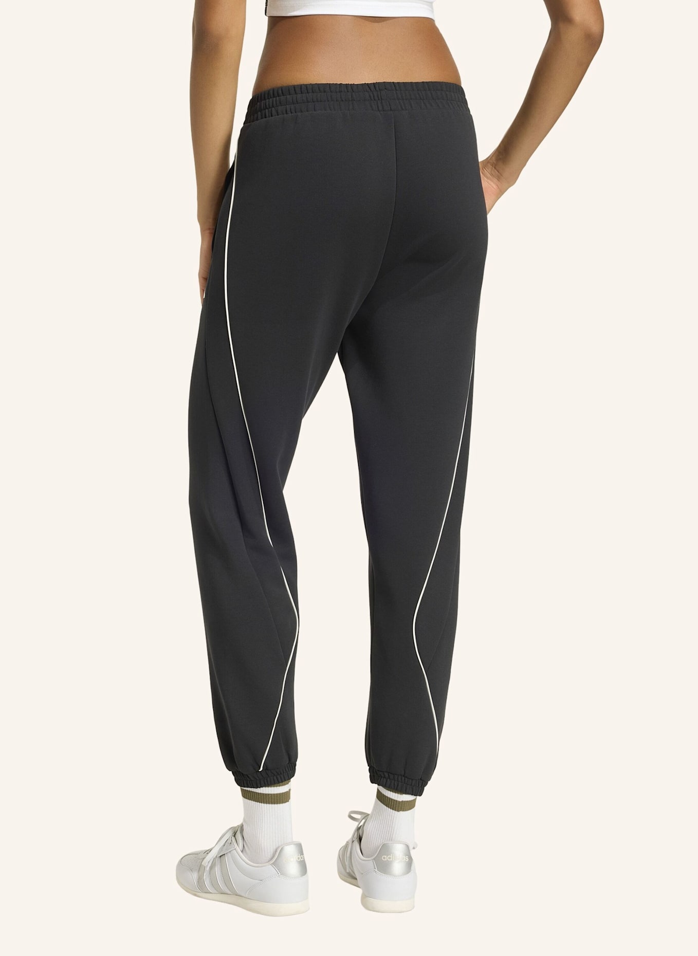 adidas STADIUM HOSE, KLEINES LOGO: SCHWARZ