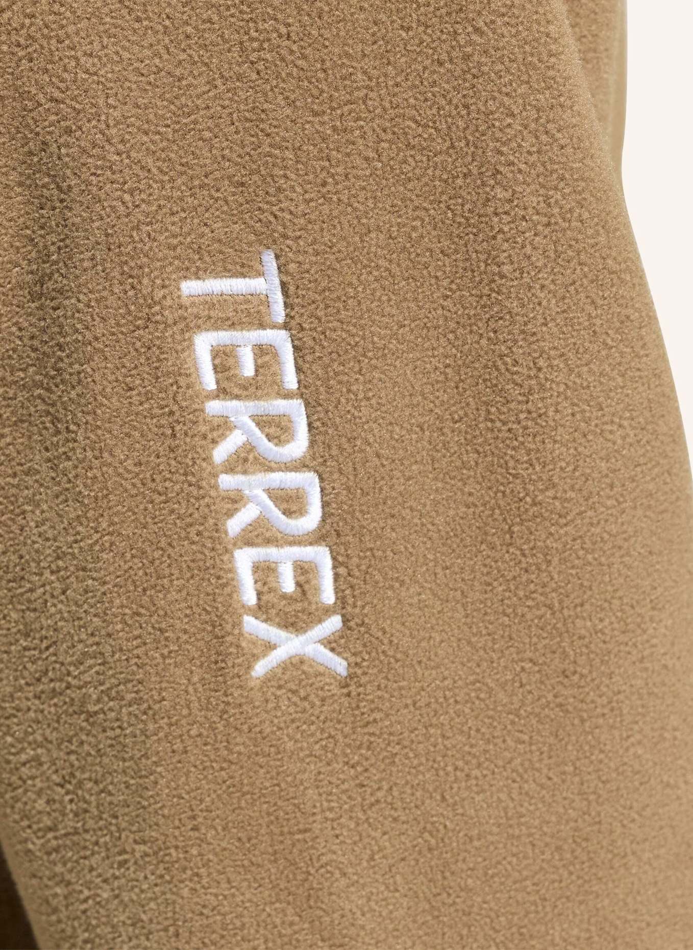 adidas TERREX TERREX MULTI ESSENTIALS FLEECEJACKE, DURCHGEHENDER REISSVERSCHLUSS: BRAUN