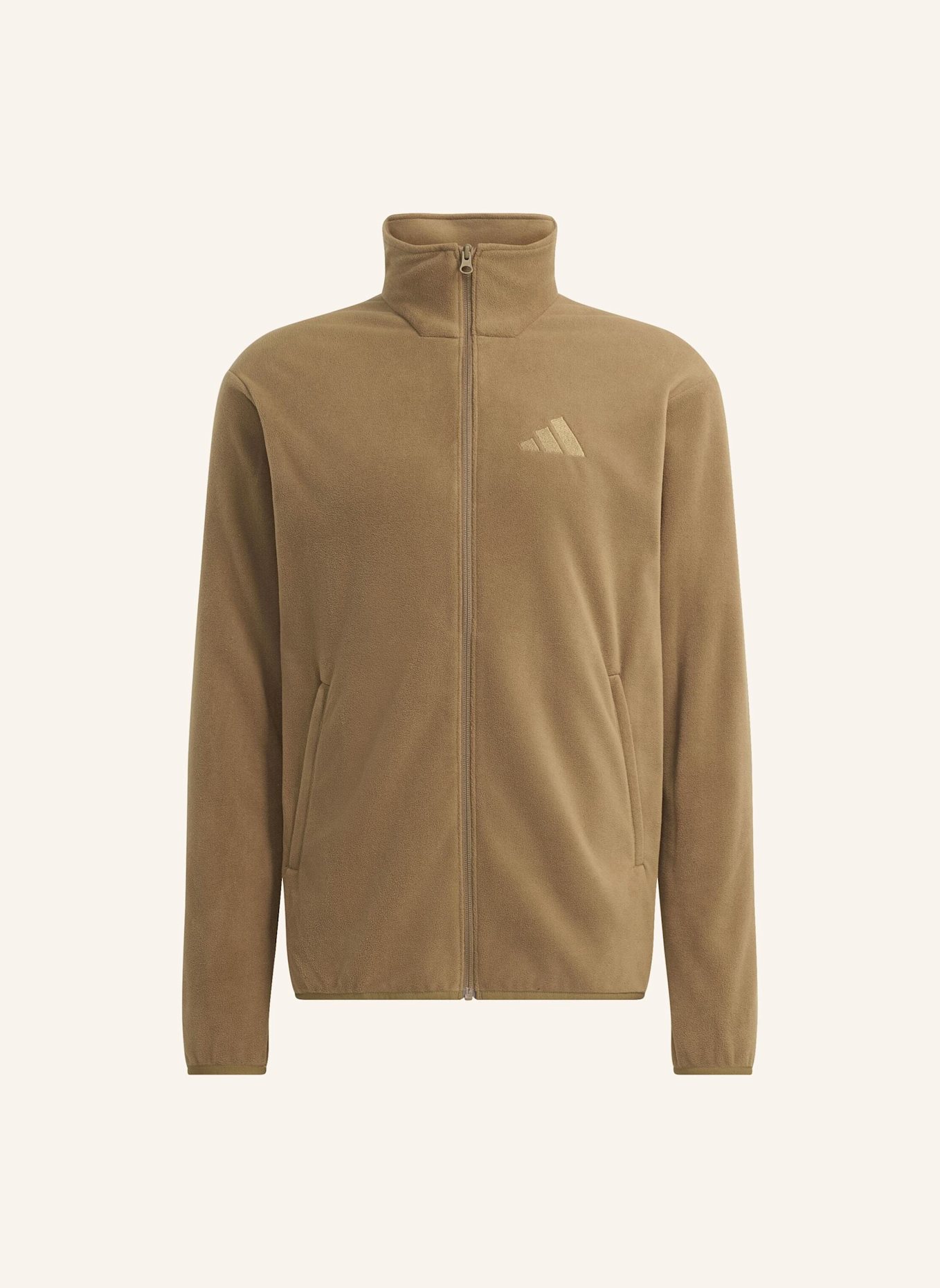 adidas TERREX TERREX MULTI ESSENTIALS FLEECEJACKE, DURCHGEHENDER REISSVERSCHLUSS: BRAUN