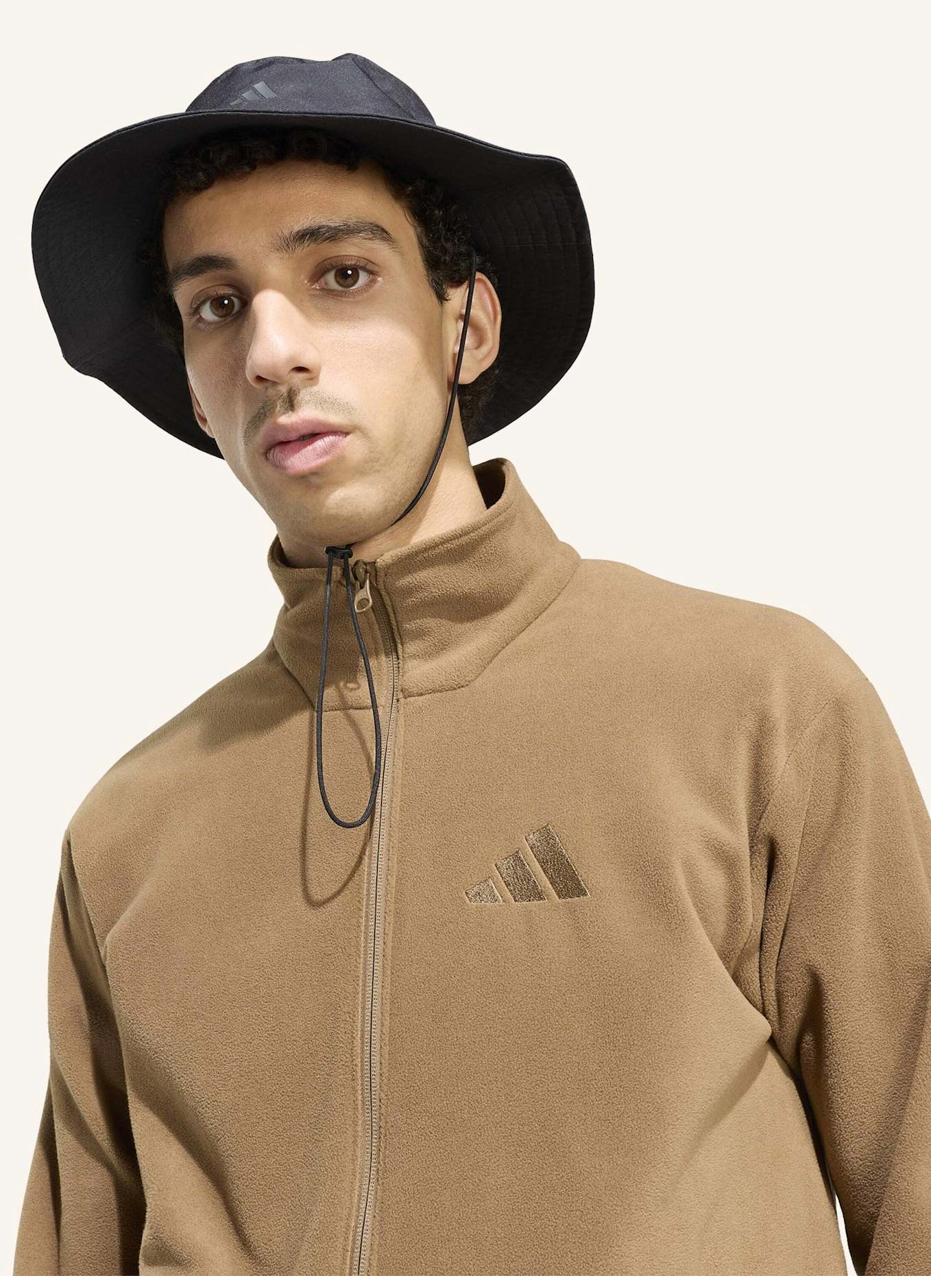 adidas TERREX TERREX MULTI ESSENTIALS FLEECEJACKE, DURCHGEHENDER REISSVERSCHLUSS: BRAUN