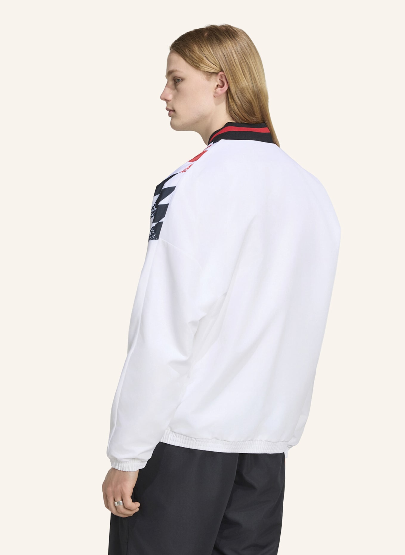 adidas MANCHESTER UNITED STADIUM TRAININGSJACKE: WEISS