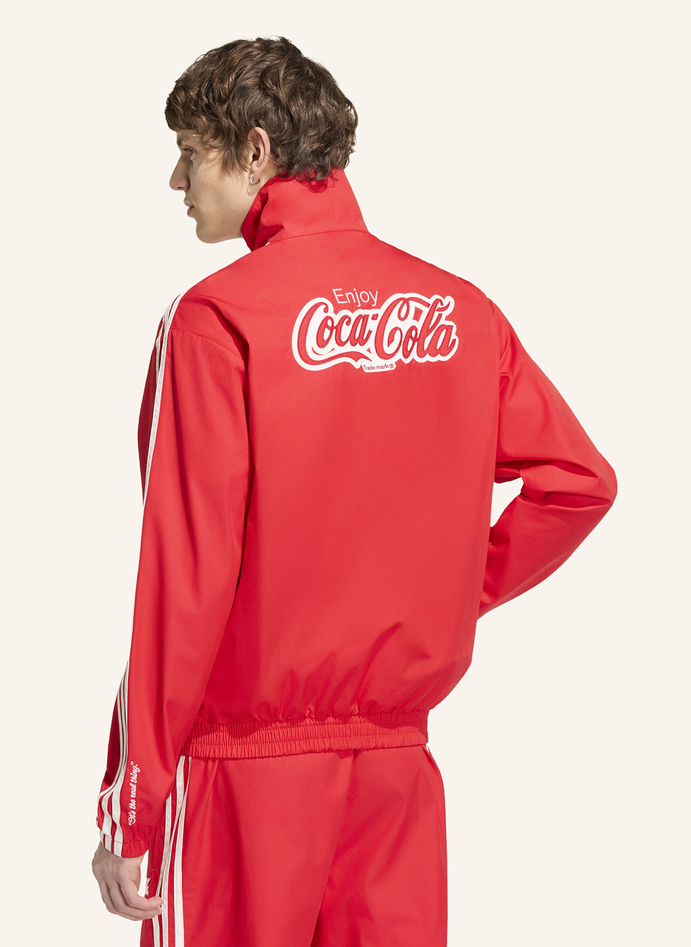 adidas Originals ADIDAS X COCA-COLA CLASSIC SPORT FIREBIRD ORIGINALS JACKE: ROT