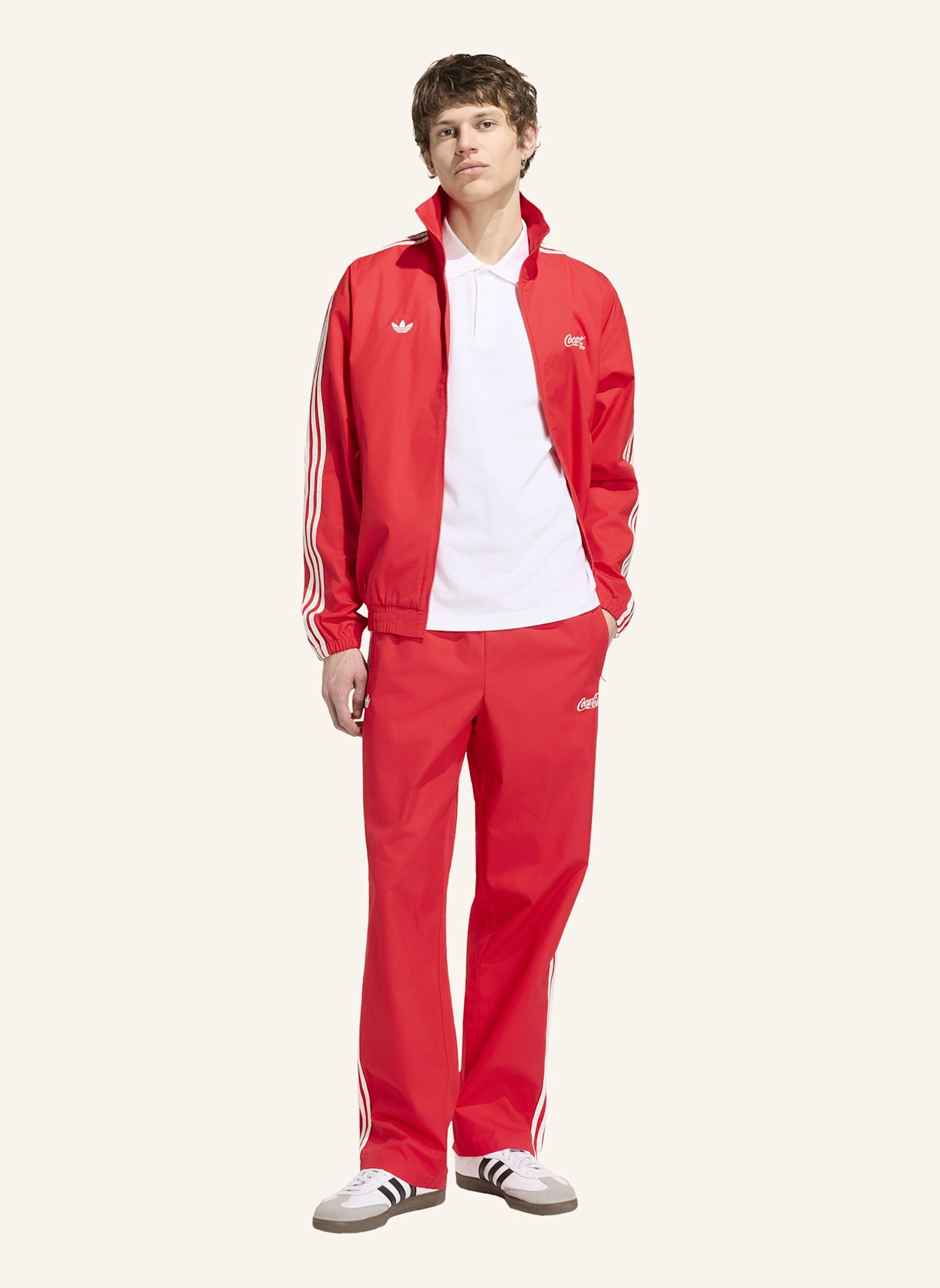 adidas Originals ADIDAS X COCA-COLA CLASSIC SPORT FIREBIRD ORIGINALS JACKE: ROT
