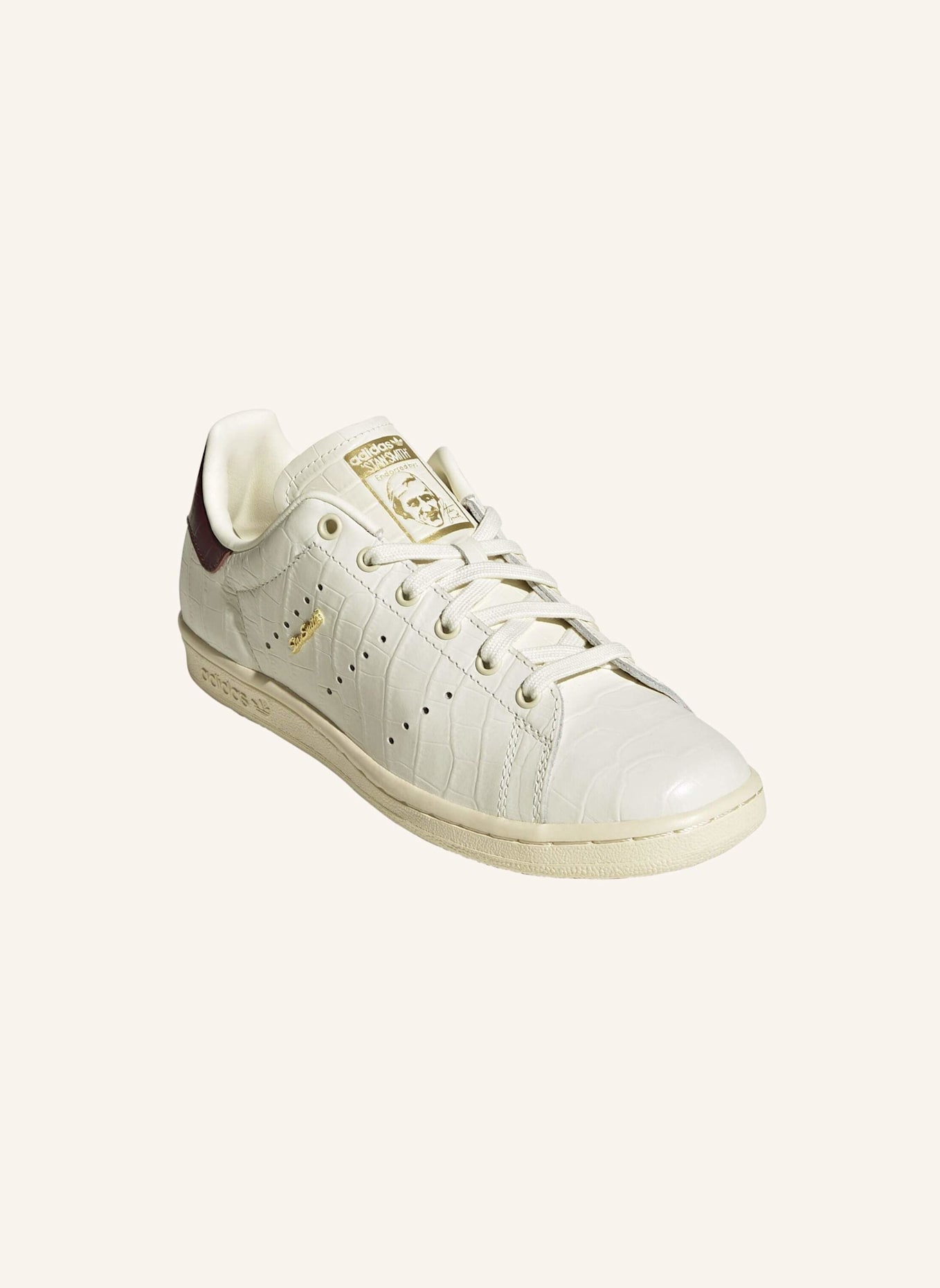 adidas Originals STAN SMITH 80S SCHUH: WEISS/ ROT
