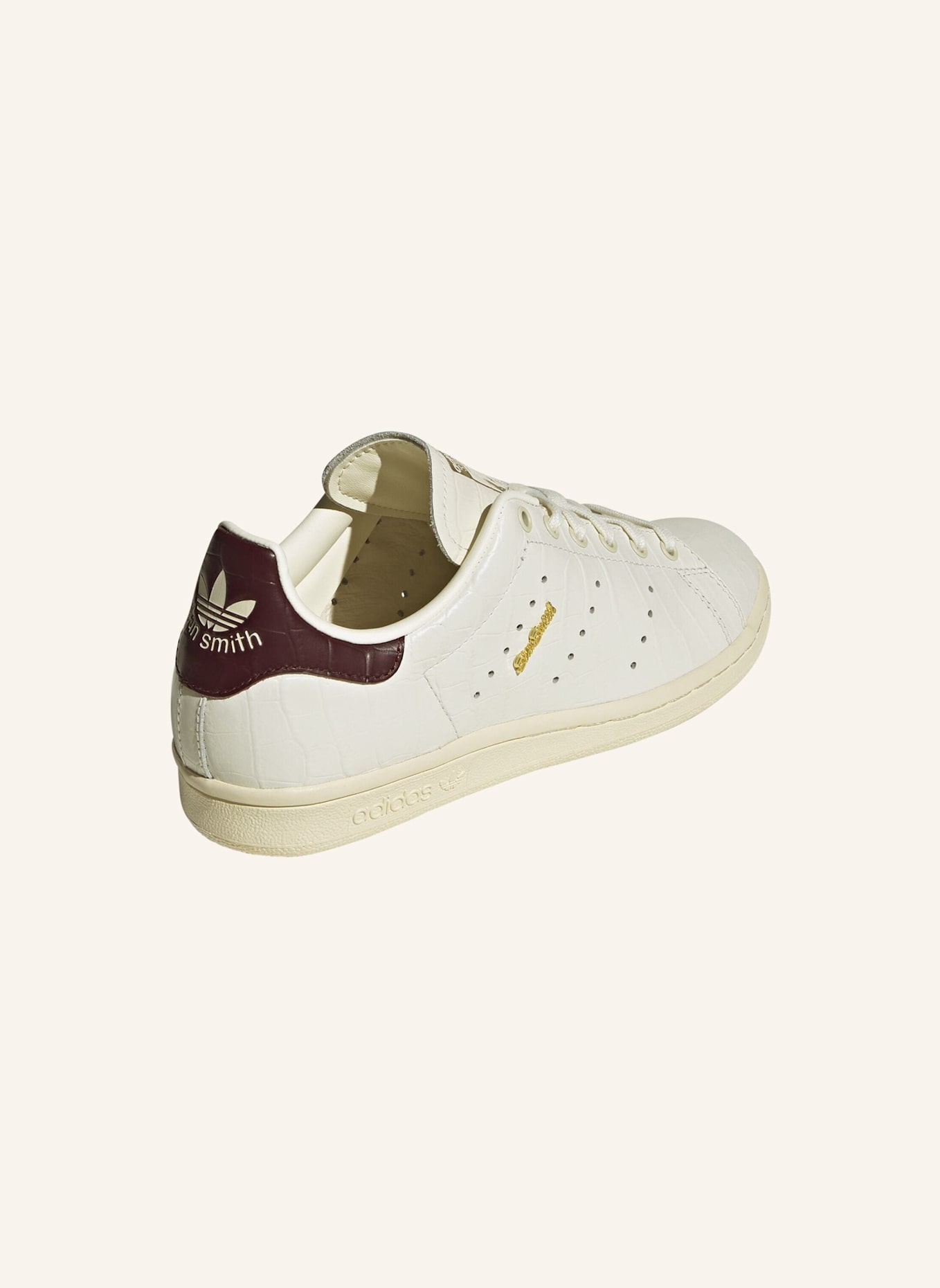 adidas Originals STAN SMITH 80S SCHUH: WEISS/ ROT