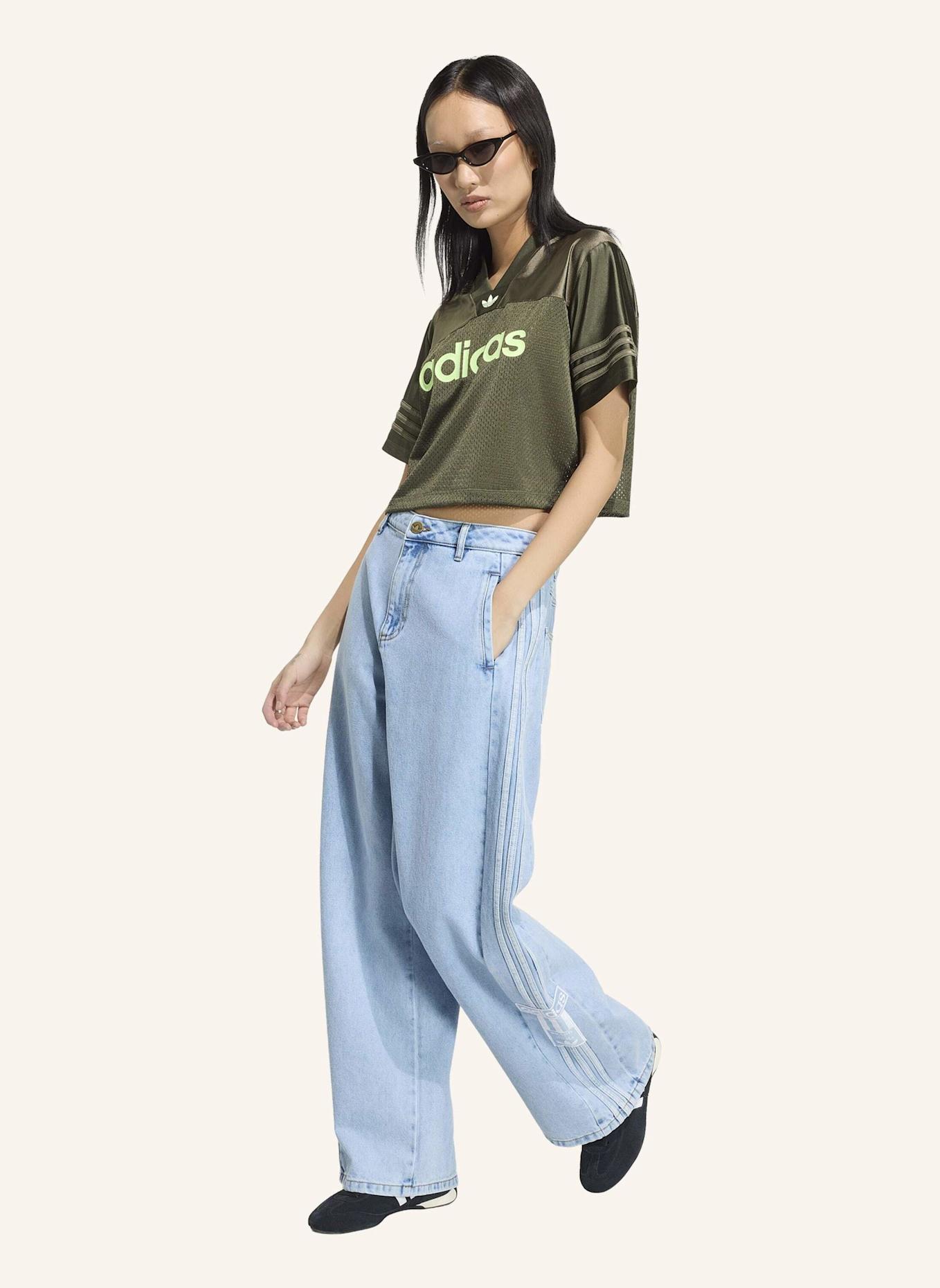 adidas Originals ADIBREAK JEANS, WEITES BEIN, MITTELHOHER BUND: BLAU