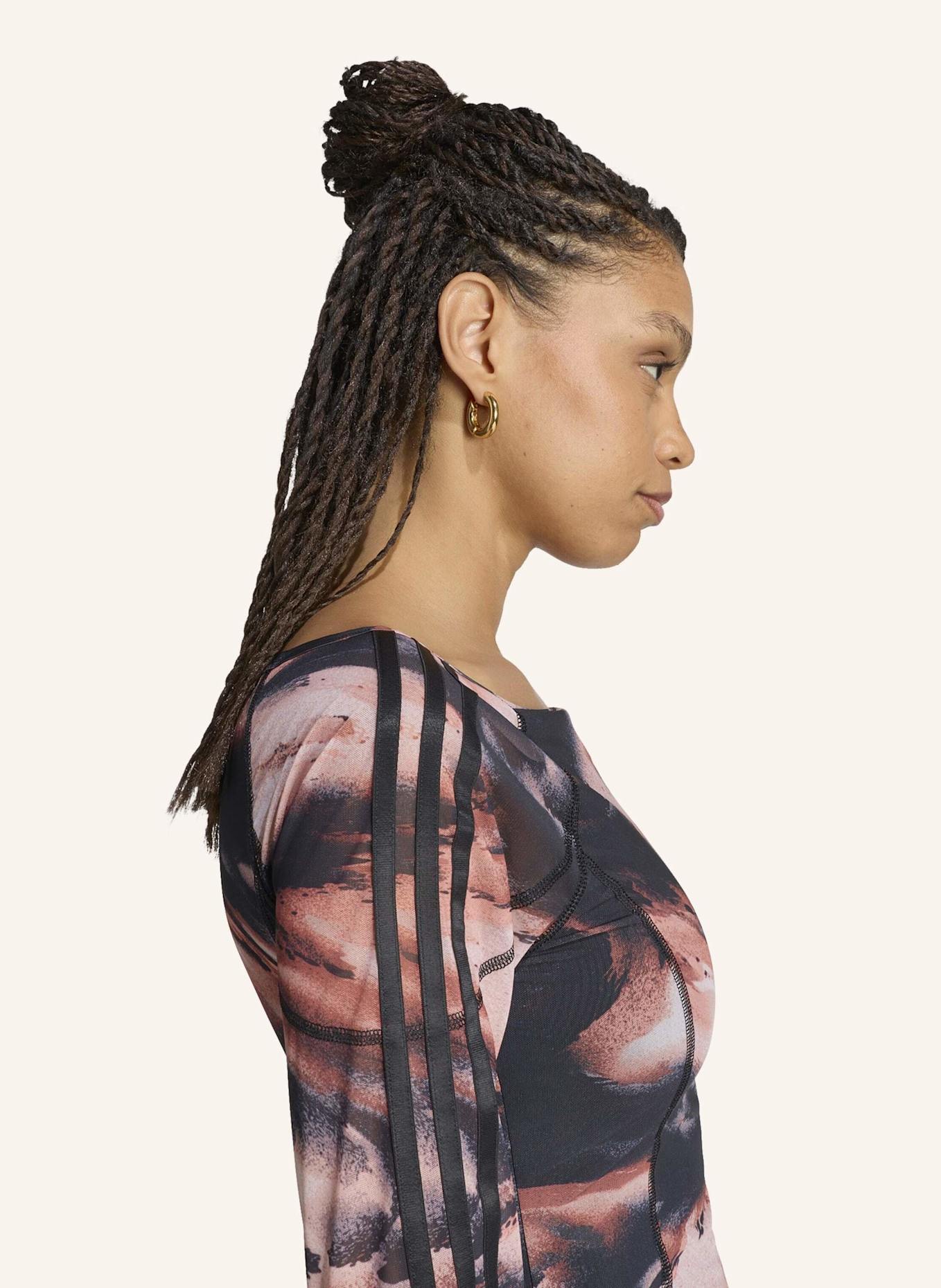 adidas Originals GRAFIK MINIKLEID: ROT/ BEIGE/ BRAUN/ SCHWARZ