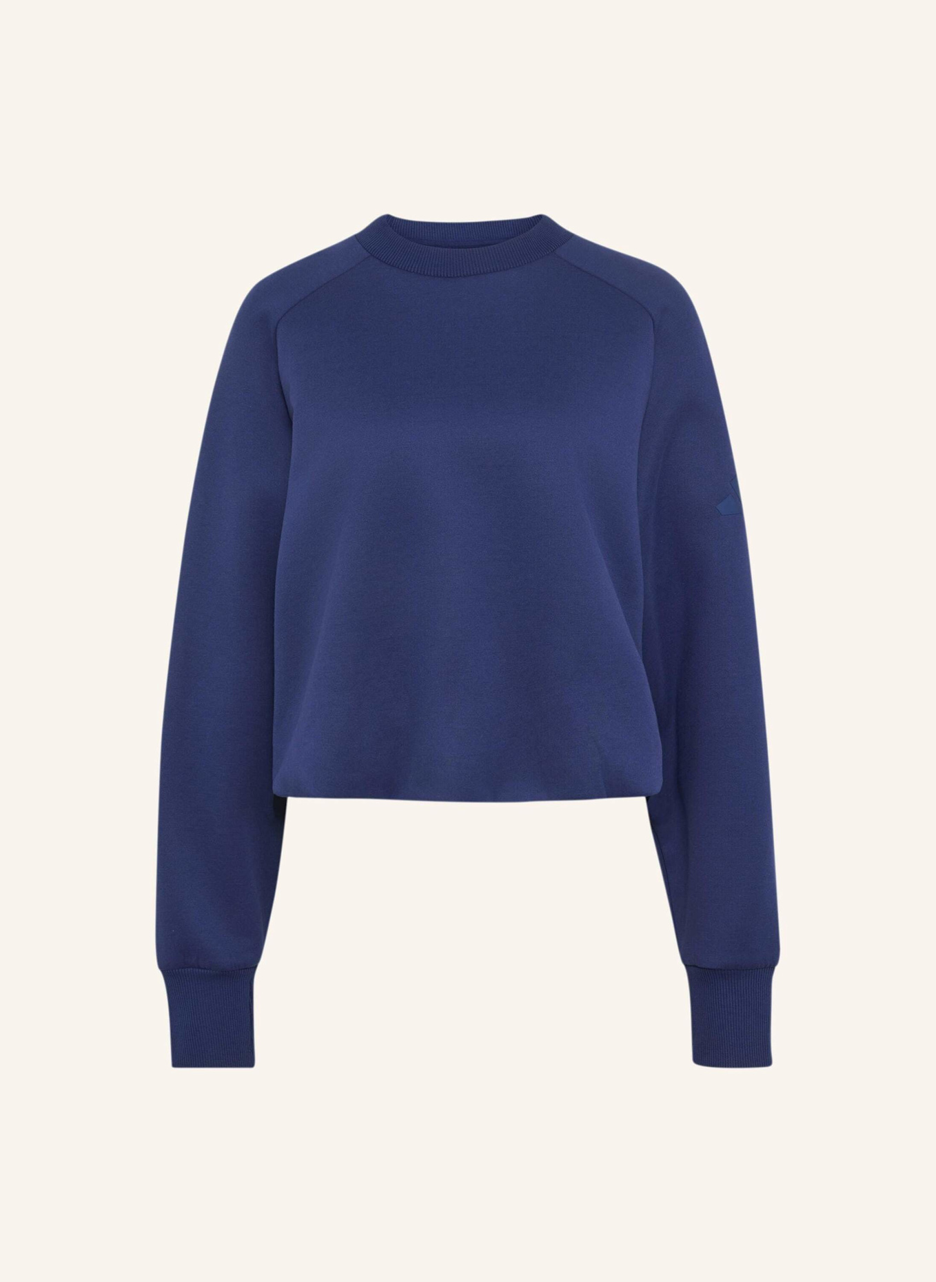 adidas SOFT LUX WINTER-SWEATSHIRT, GEWIRKTES MATERIAL: BLAU