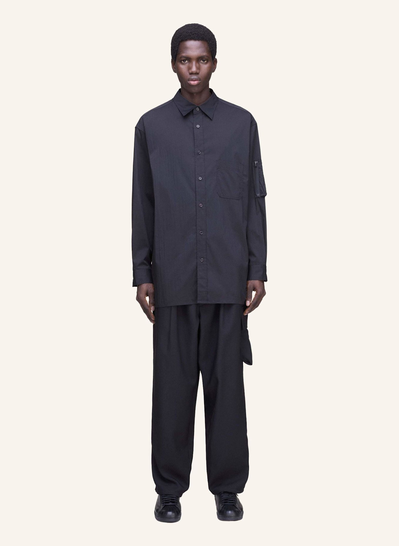 Y-3 Y-3 SPORT UNIFORM CARGOHOSE: SCHWARZ