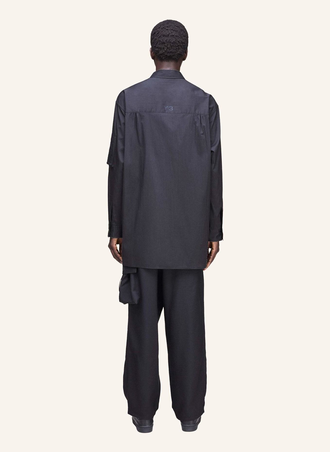 Y-3 Y-3 SPORT UNIFORM CARGOHOSE: SCHWARZ
