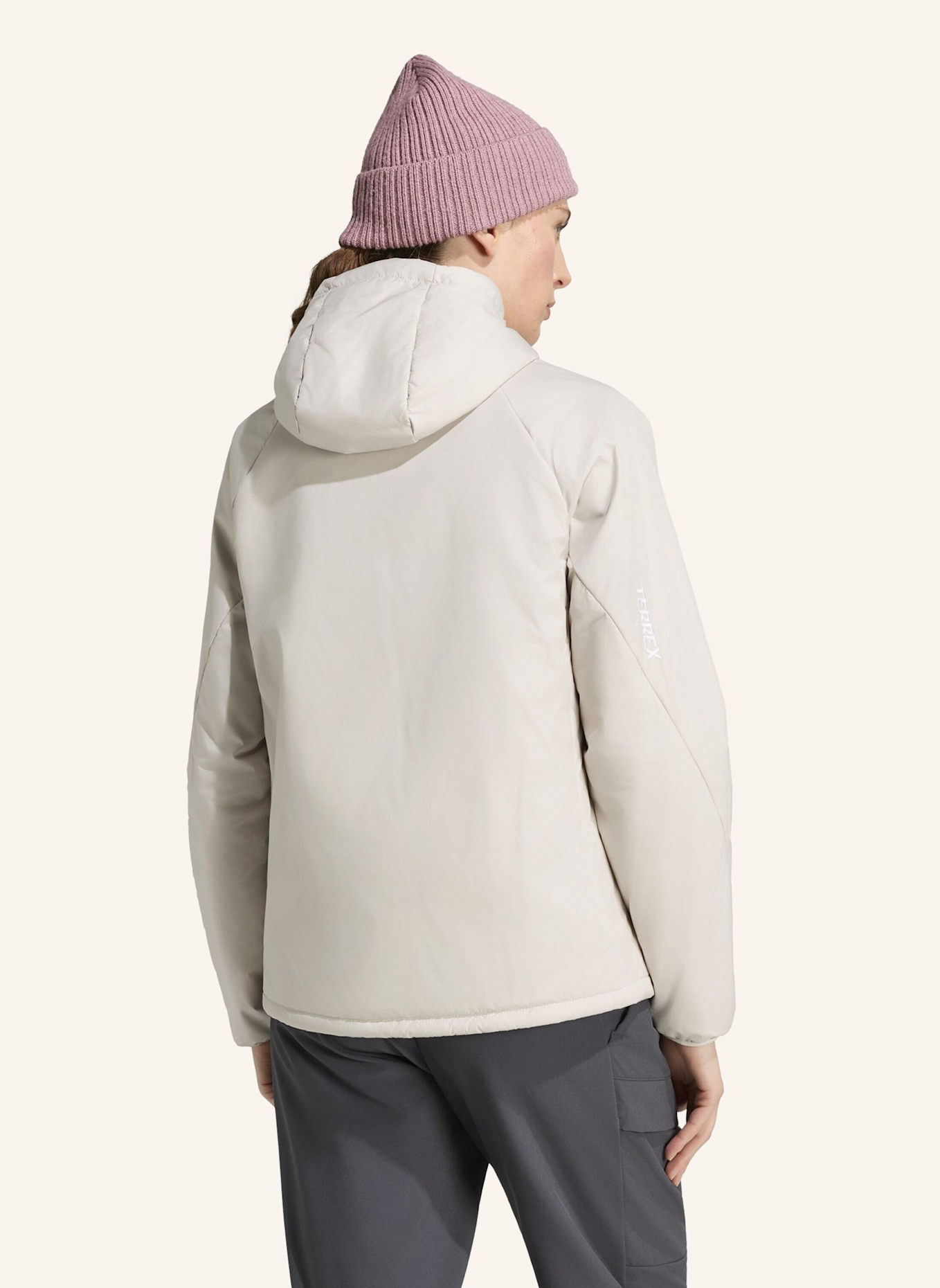 adidas TERREX TERREX MULTI CLIMAWARM KAPUZENJACKE, ISOLIERT: BEIGE