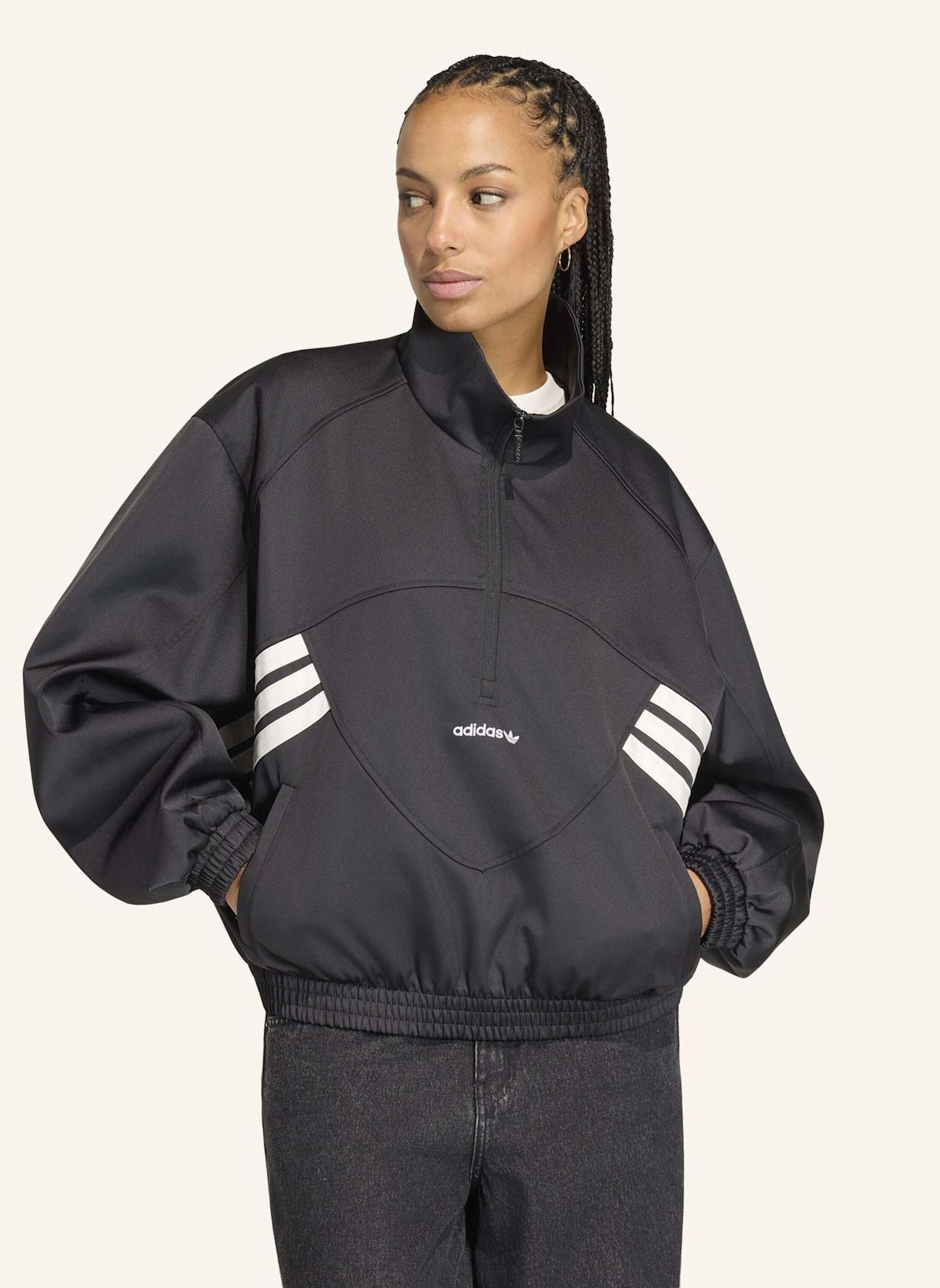adidas Originals MUNICH 93 ORIGINALS ZIP-HOODIE: SCHWARZ