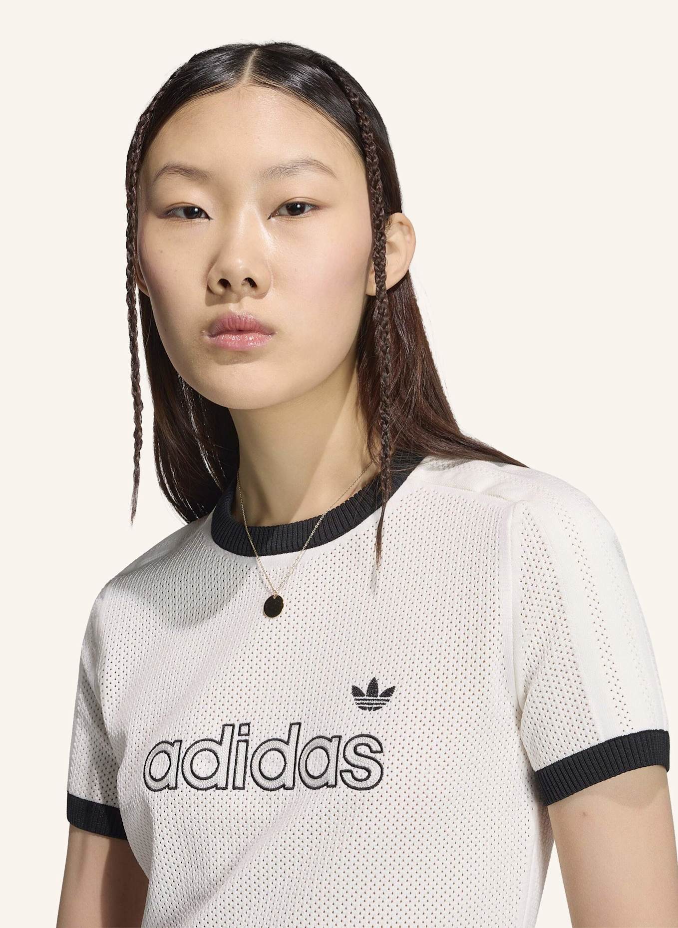 adidas Originals T-Shirt CALI: WEISS/ SCHWARZ