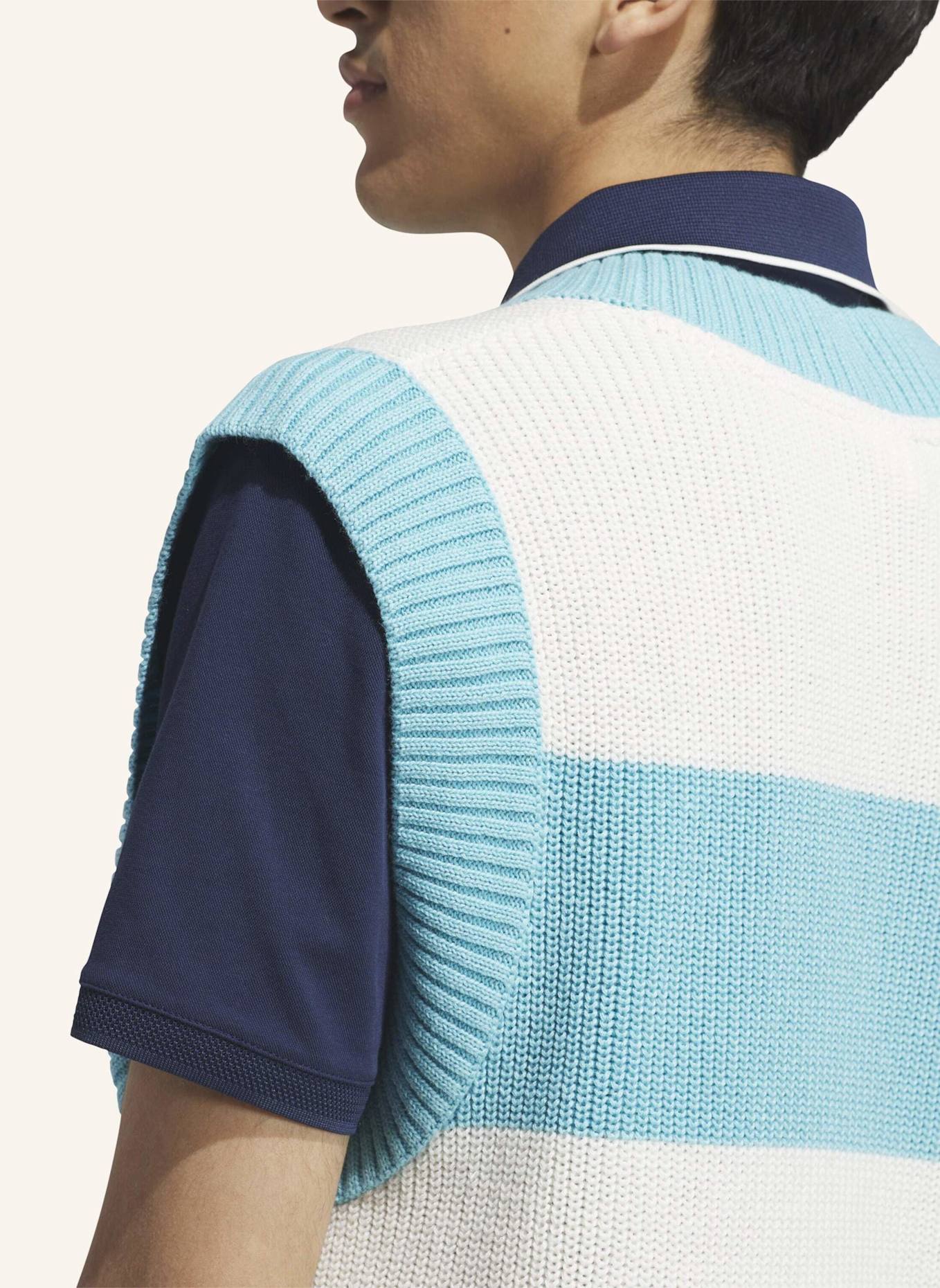 adidas ORIGINALS OVERSIZED PULLUNDER: BLAU/ WEISS