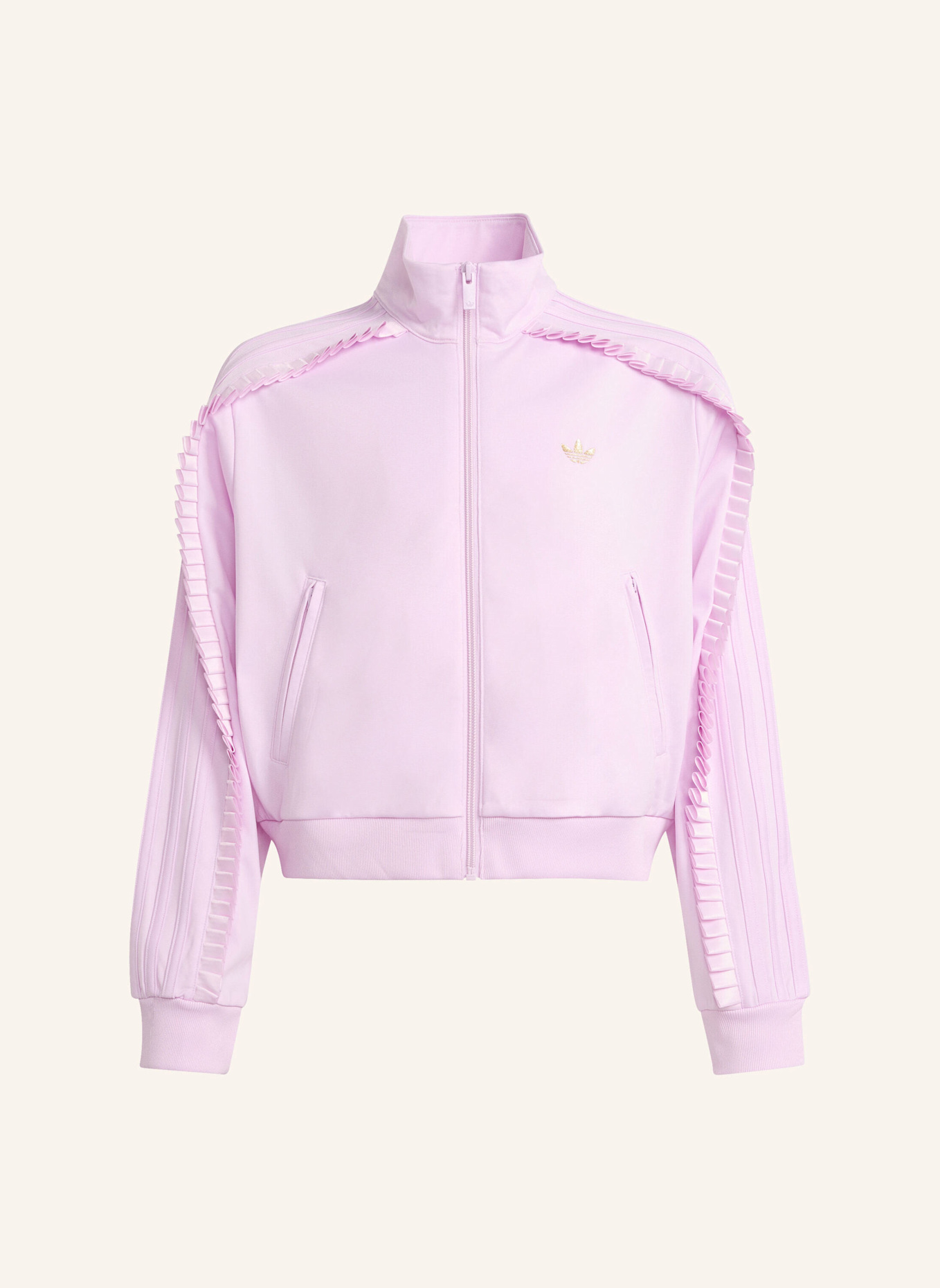 adidas Originals FIREBIRD TRACK TOP, LOCKER GESCHNITTEN, KURZ: ROSA
