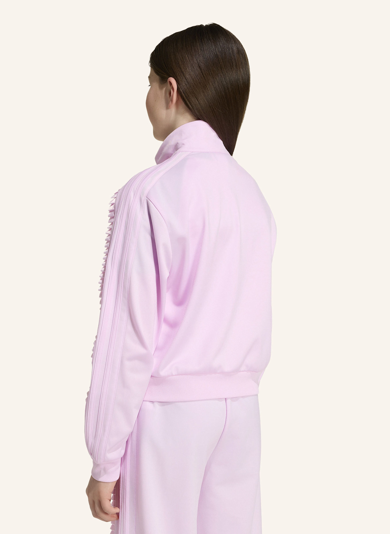 adidas Originals FIREBIRD TRACK TOP, LOCKER GESCHNITTEN, KURZ: ROSA