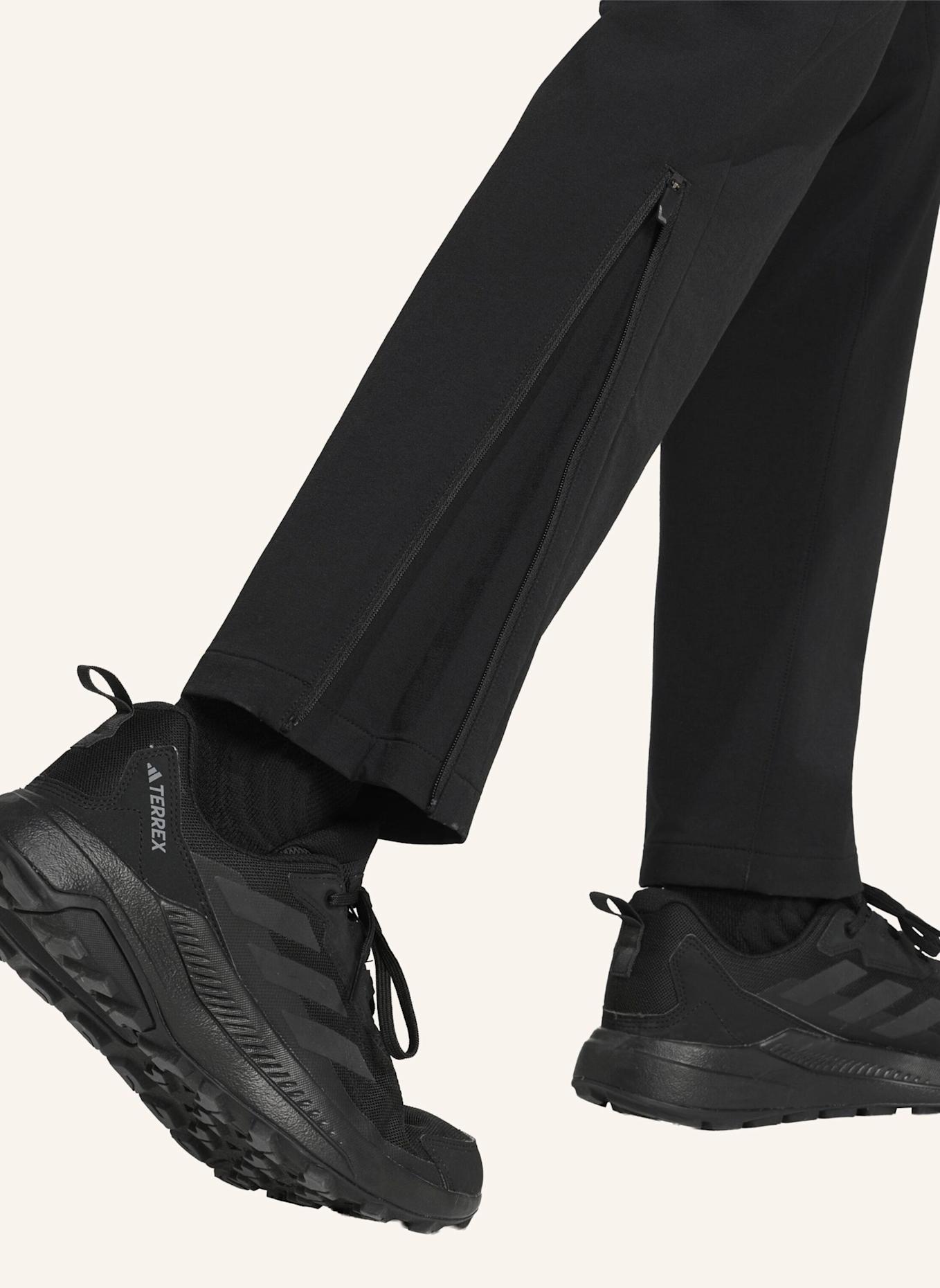 adidas TERREX TERREX XPERIOR PRO SOFTSHELL-HOSE, ANGERAUTE INNENSEITE: SCHWARZ