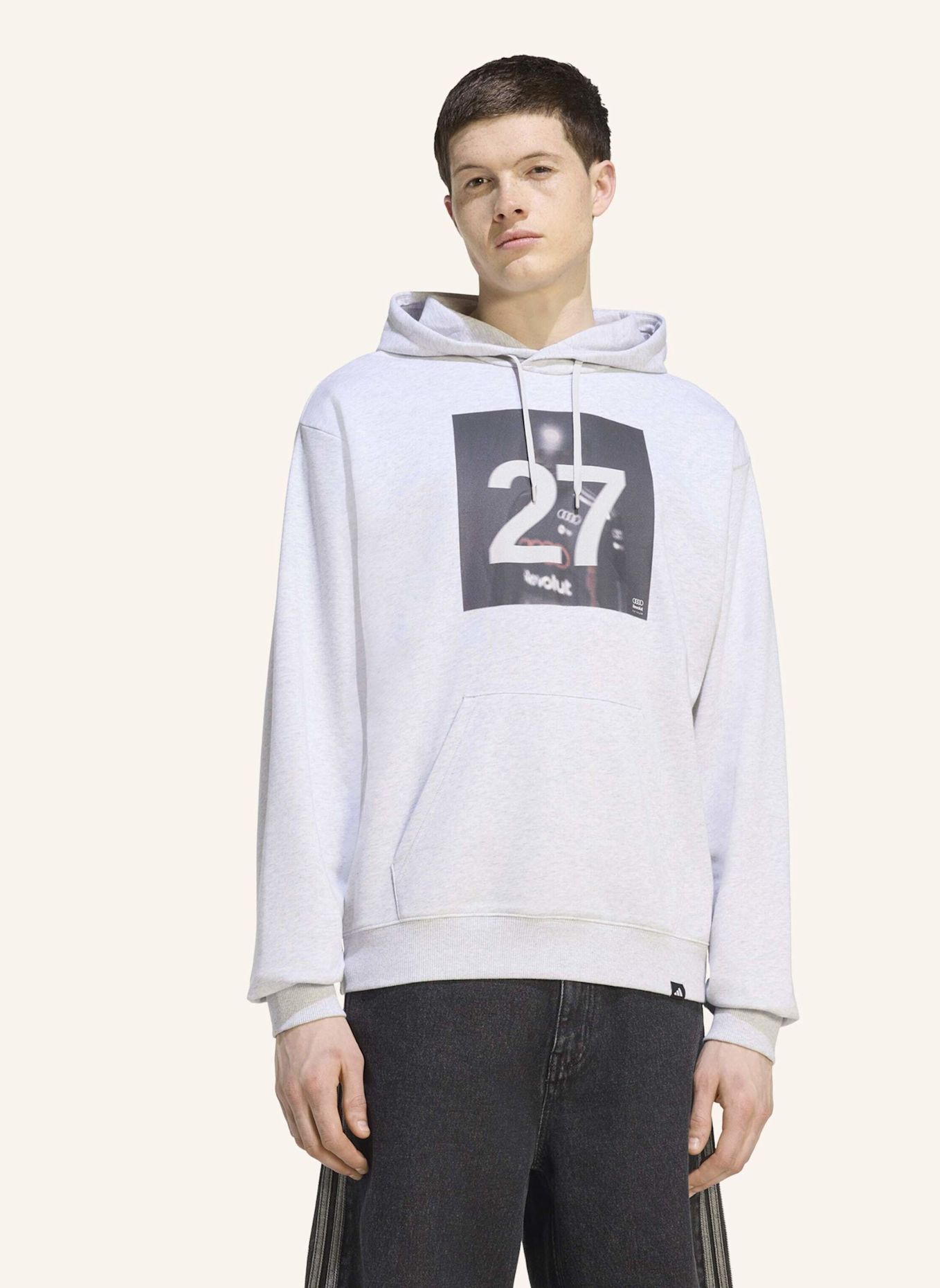 adidas AUDI FORMULA ONE TEAM NICO HÜLKENBERG GRAFIK I HOODIE: GRAU