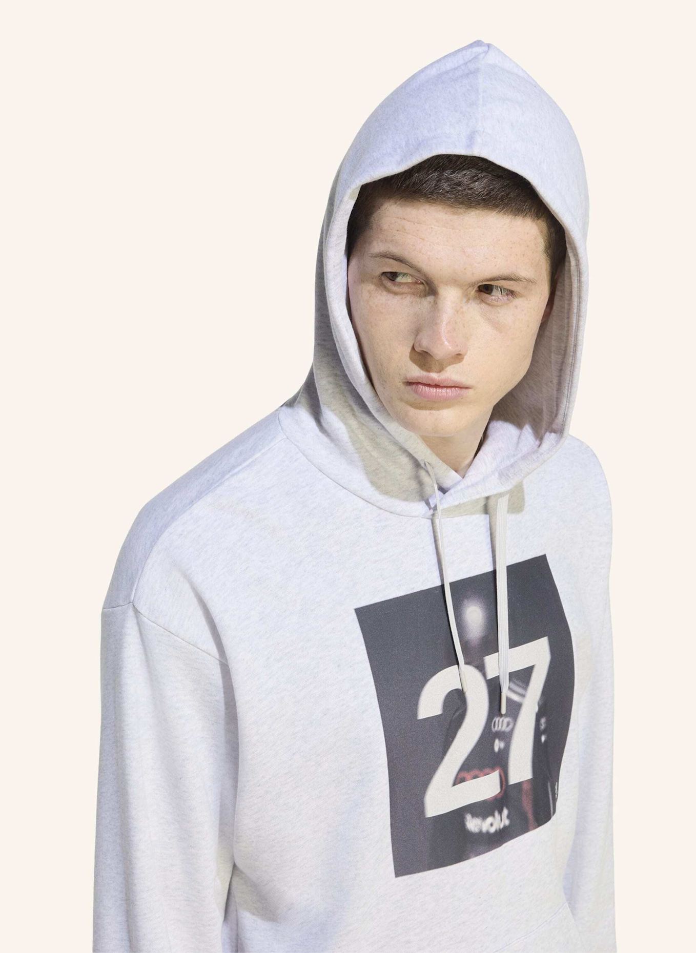 adidas AUDI FORMULA ONE TEAM NICO HÜLKENBERG GRAFIK I HOODIE: GRAU