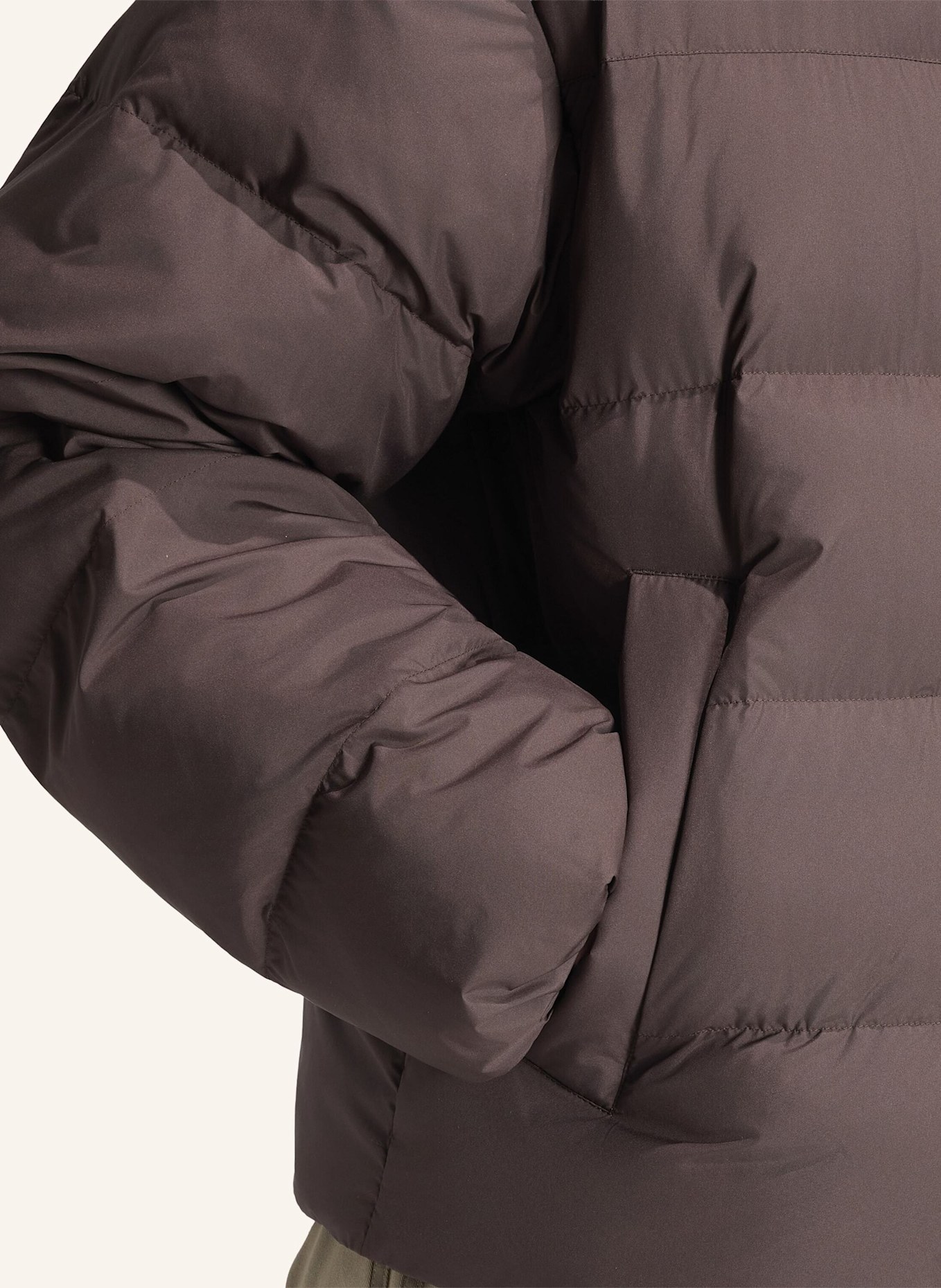 adidas Originals REGENJACKE, STEHKRAGEN: BRAUN