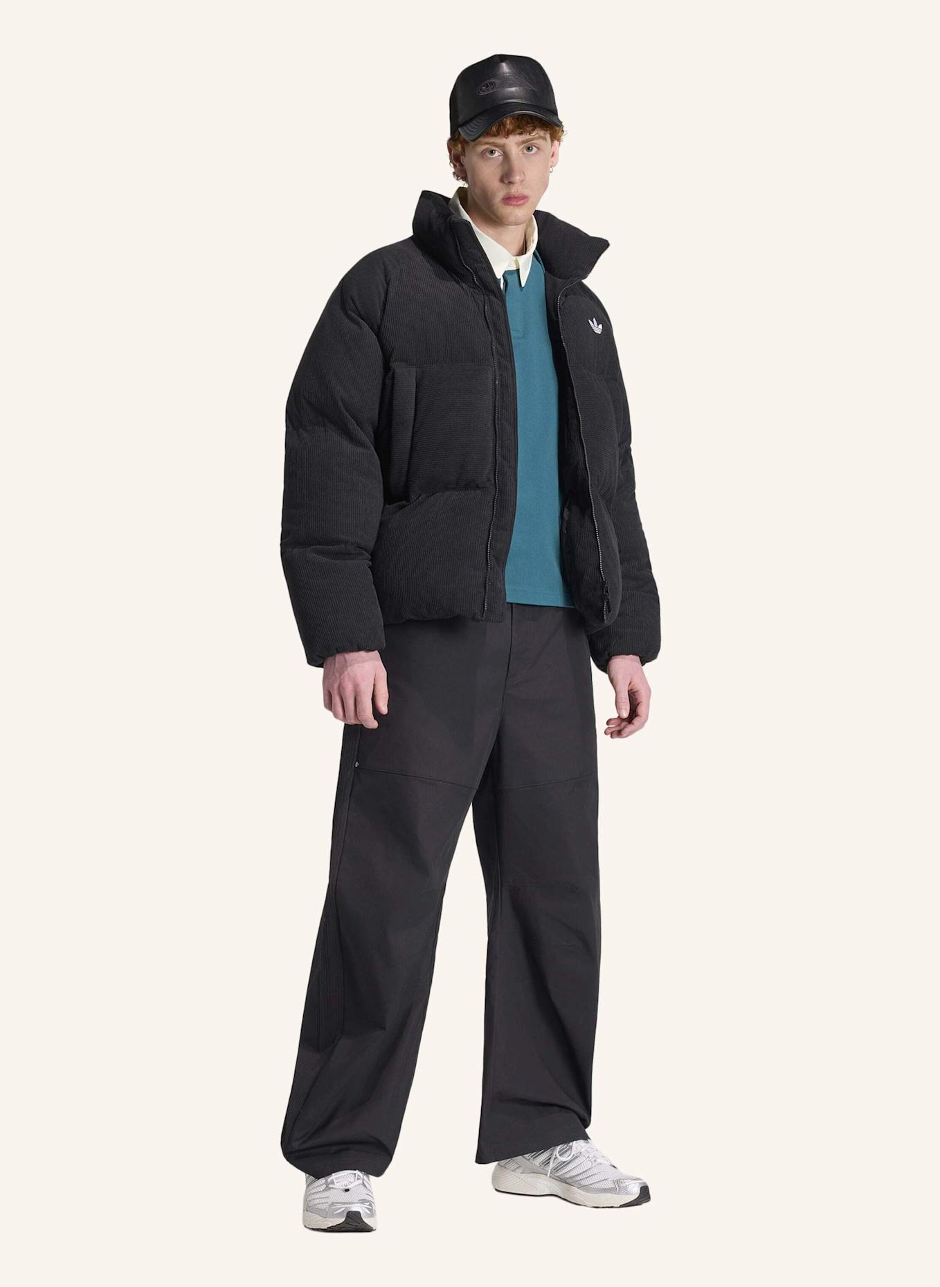 adidas Originals CORDUROY PUFFER JACKE: SCHWARZ
